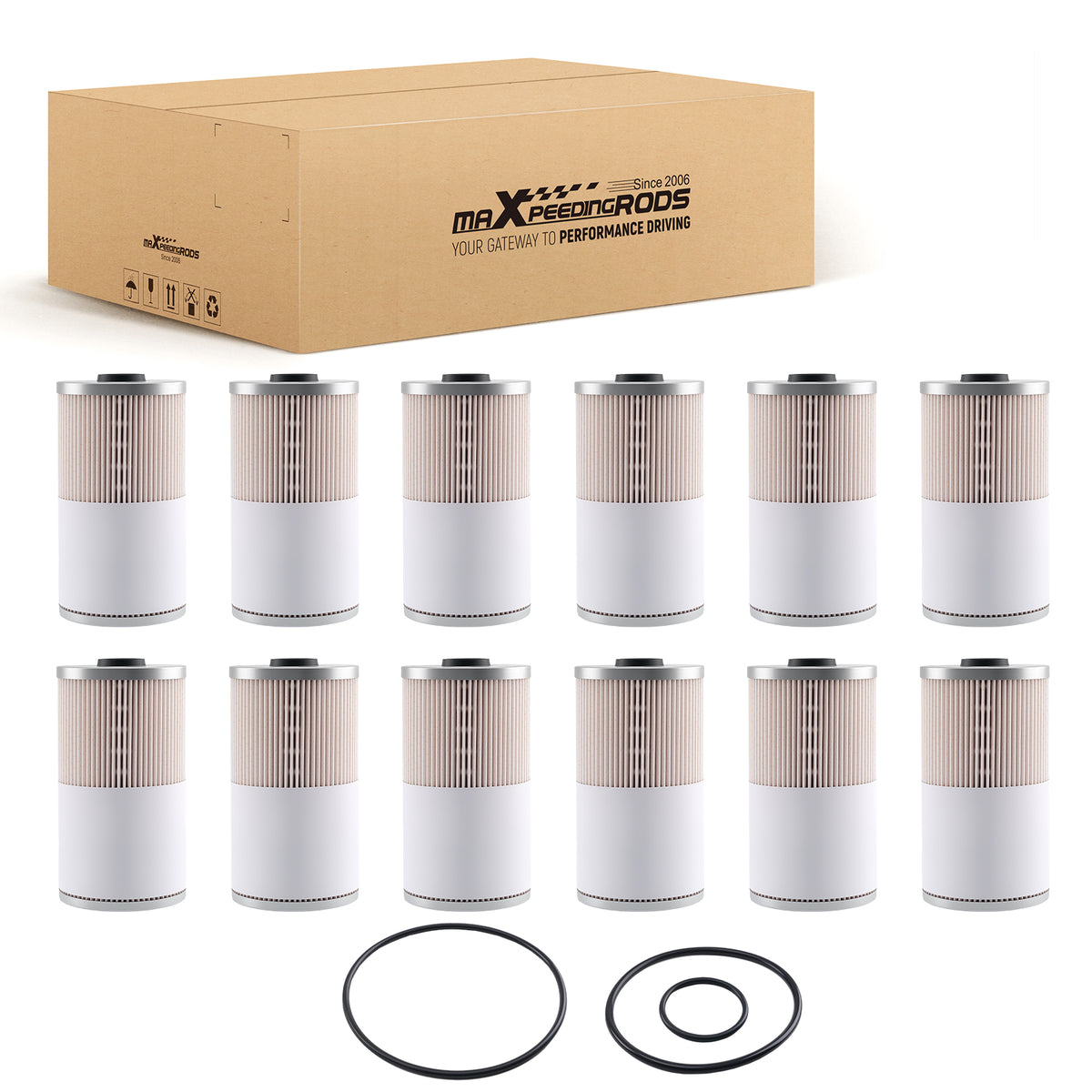12 Pack Fuel Filter For ISX ISM ISX15 C13 C15 FS19727 86727 FS1029W PF7895
