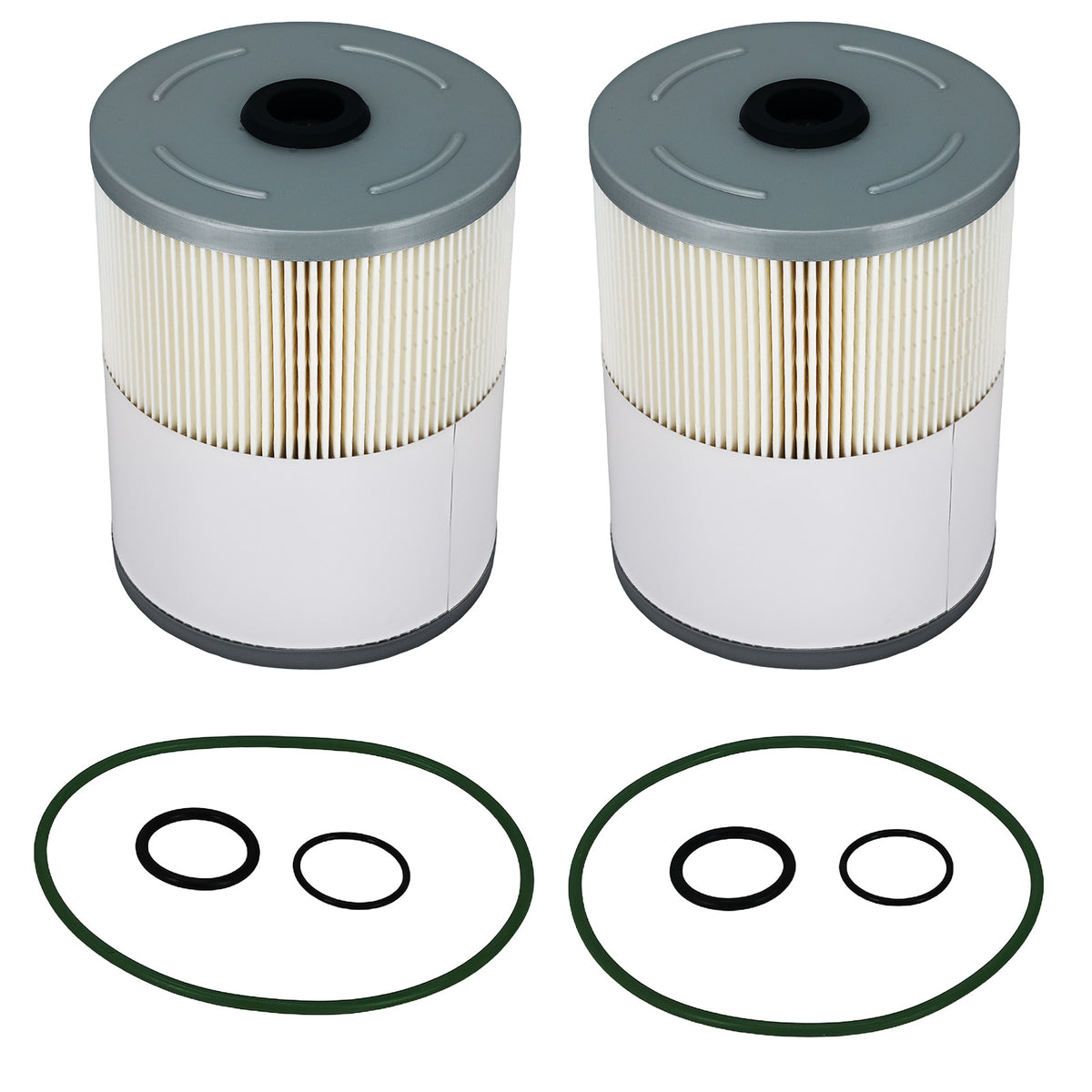 2 Pack Fuel Filter For Detroit Diesel DD13 DD15 DD16 P551011 33655 CS11122