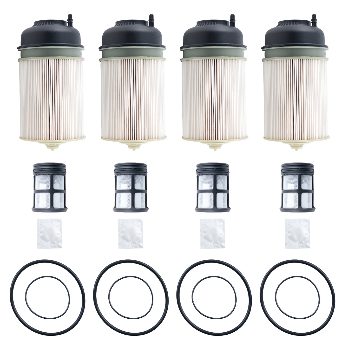 A4720921705 4 Pack Fuel Filter For Detroit DD13 DD15 DD16 Diesel Engine 2014+