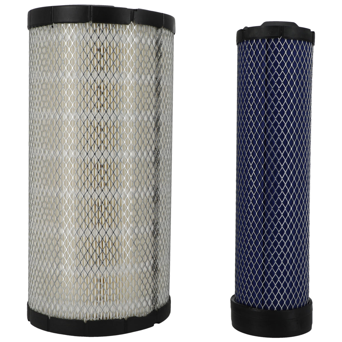 2 Set Air Filters compatible for Kubota SVL90 SVL90-2 compatible for Case P828889, P829333,AF25557,AF25558