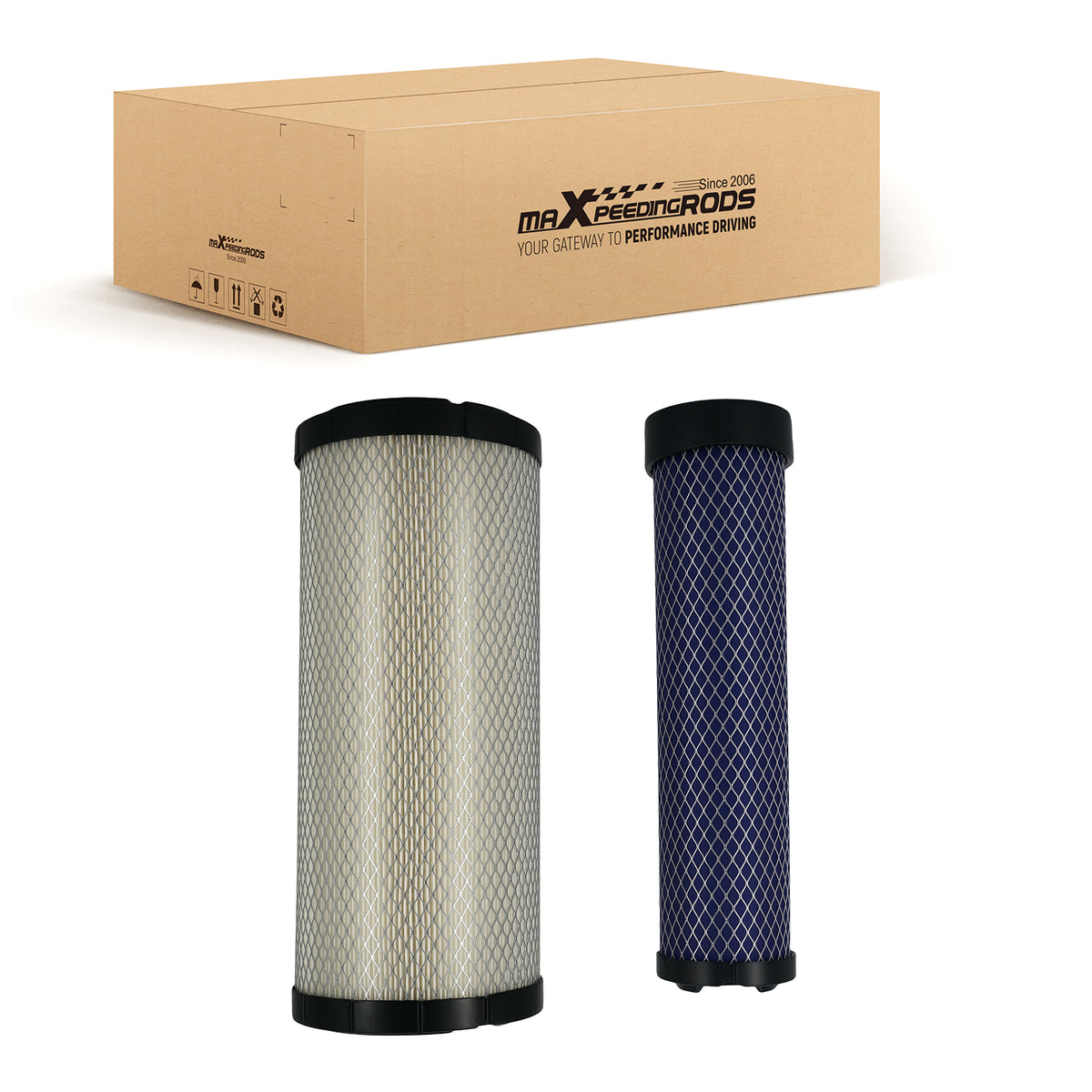 Air Filter Kit compatible for Bobcat 863 873 883 A300 A220 S250 S450 S550 S570 S590 P827653