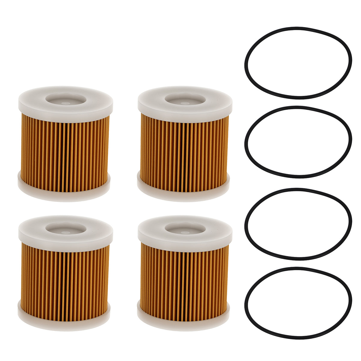 4Pack Fuel Water Separator Filter compatible for Yamaha Outboard Motor 300HP 90794-46871-00