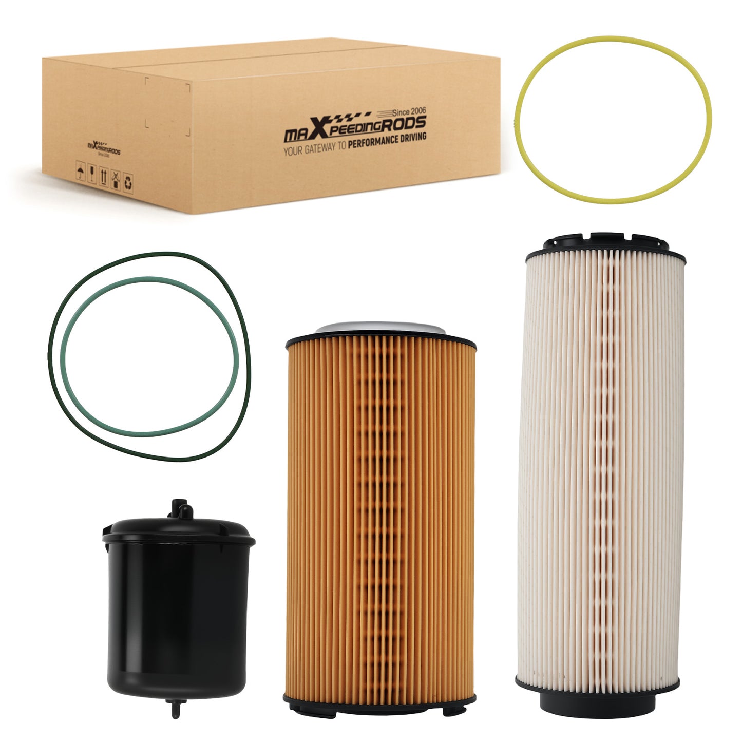 3PC Filter Set For MX13 Engine 2277129 1922496 2234788 OilFuel Kit