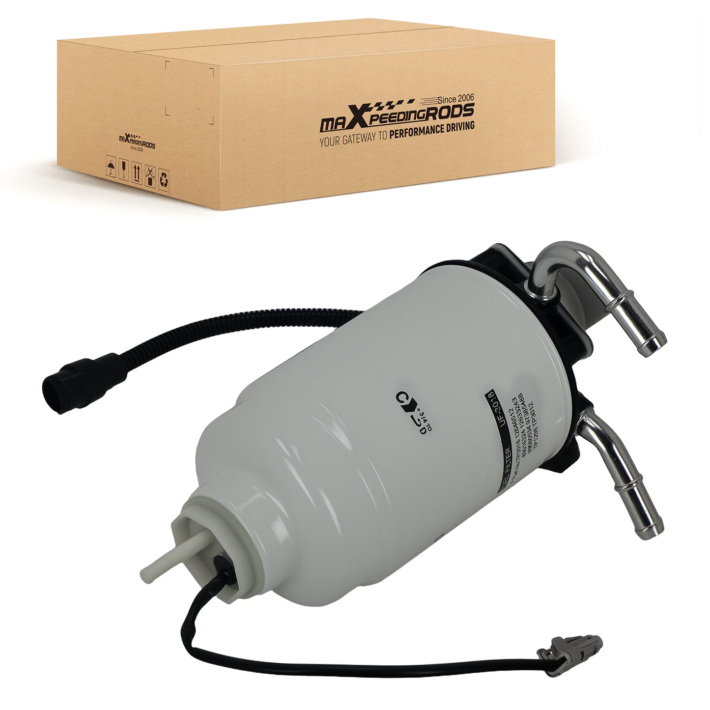 1x Fuel Filter compatible For Chevy Silverado 2500 3500 compatible For GMC Sierra 2500 HD 3500 6.6L Diesel