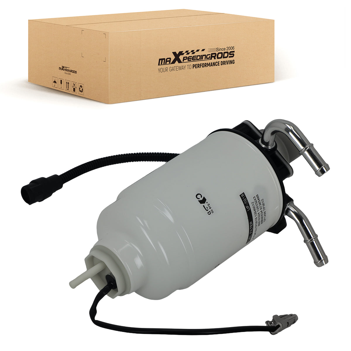1x Fuel Filter compatible For Chevy Silverado 2500 3500 compatible For GMC Sierra 2500 HD 3500 6.6L Diesel