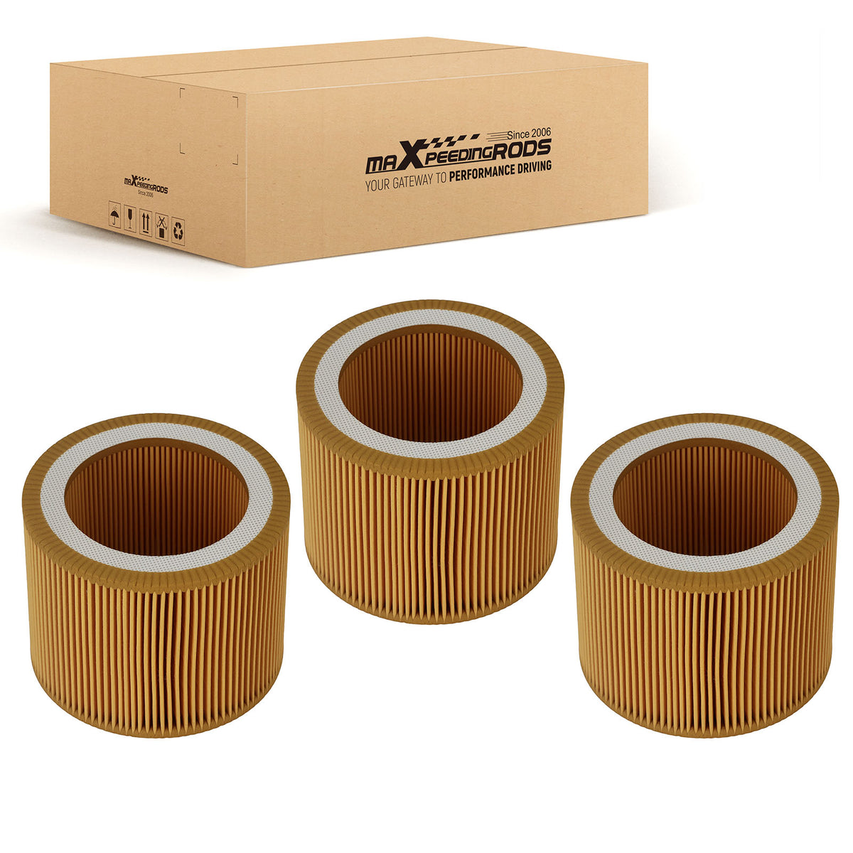 3× Air Filter for Atlas Copco GA11C GA7FF Compressor 1613900100 PA4758