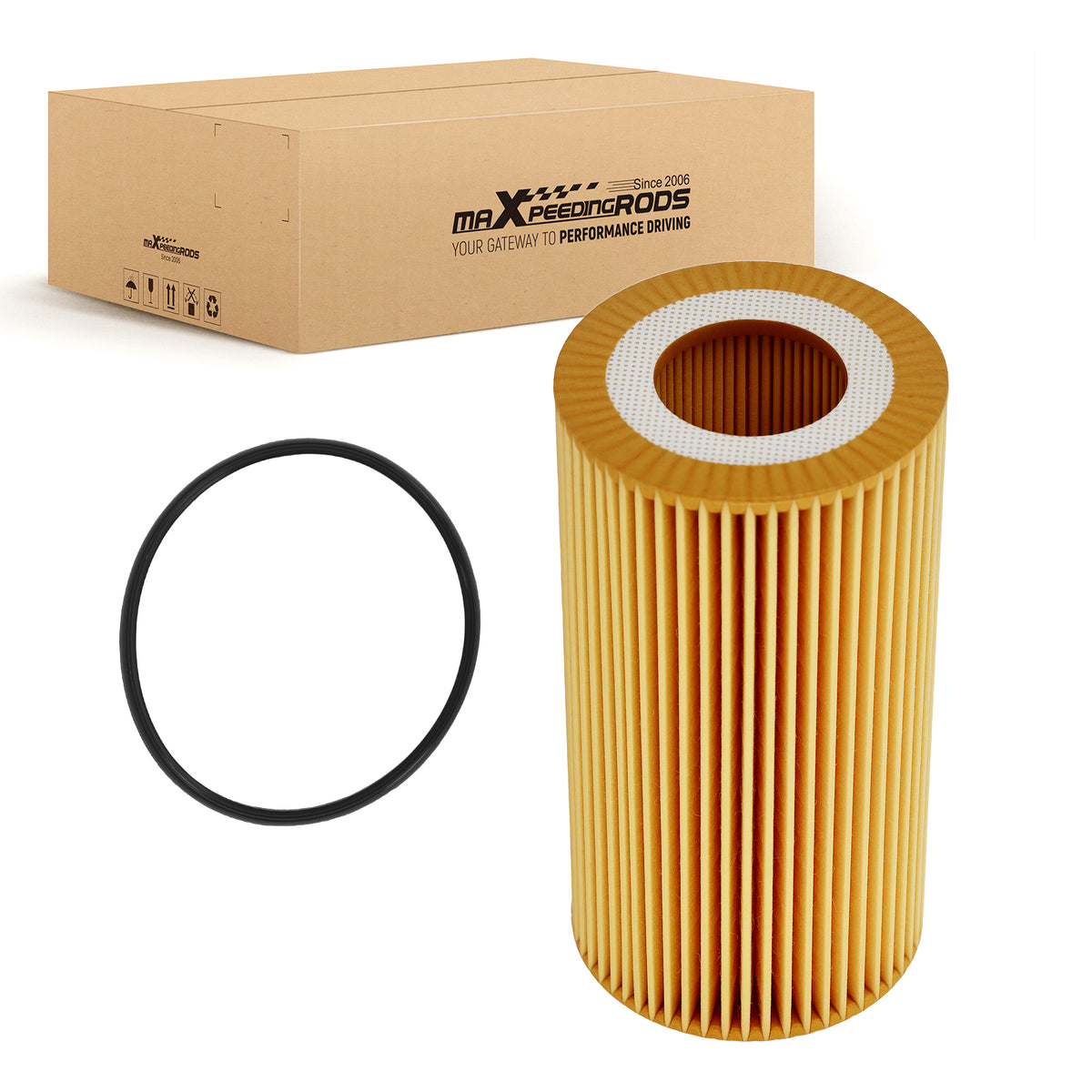 Engine Oil Filter HU719/6X compatible for VW Golf Jetta Beetle 2.0T 2.5L 2005-2014 compatible for Audi A3