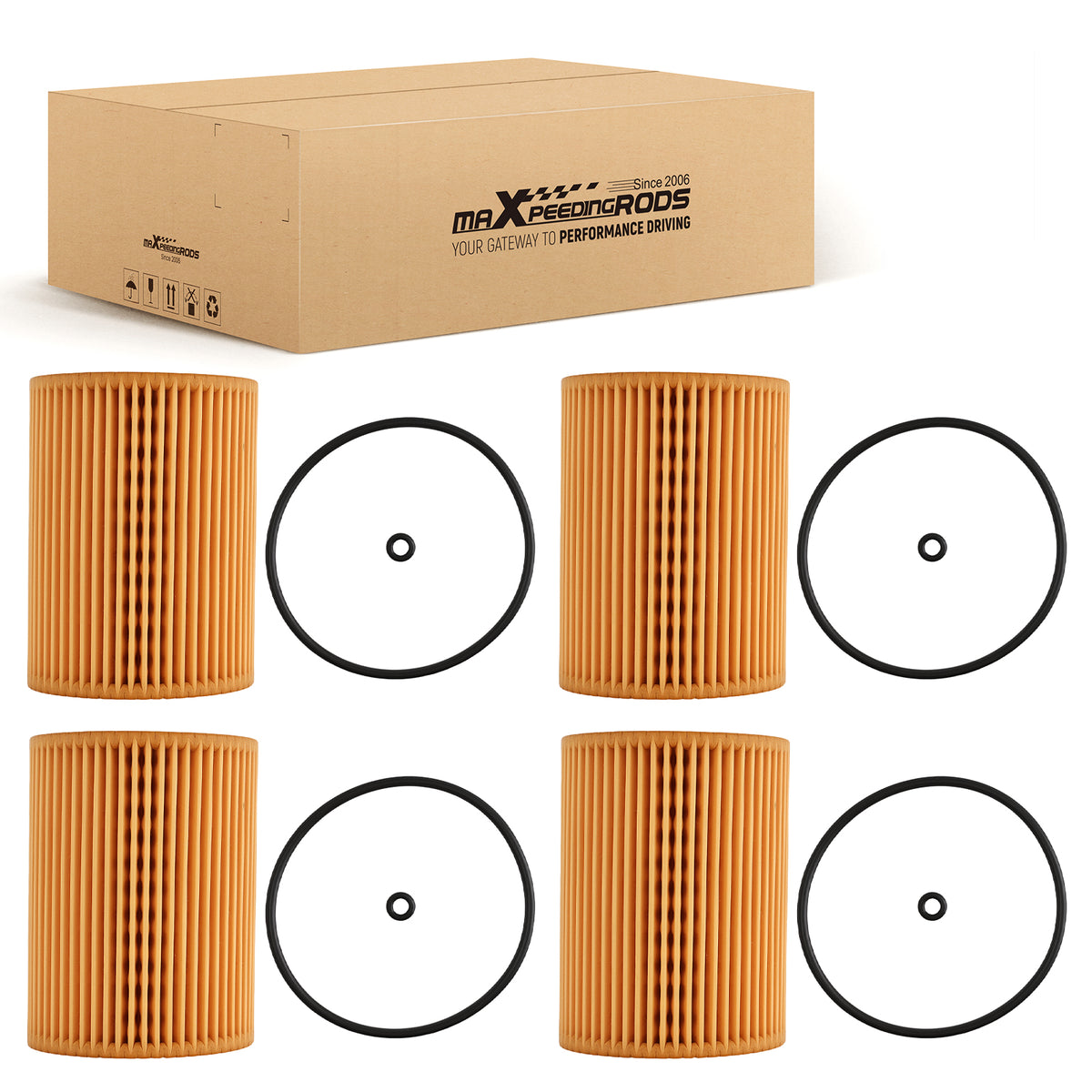 4x Oil Filter HU821x compatible for Mercedes-Benz Sprinter 2500 3500 GL350 ML350 E350 R350