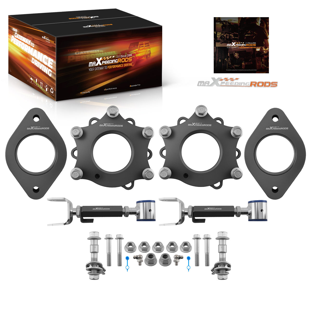 1.5Leveling Spacer Kit with Camber Adjusters compatible For Honda CR-V 2007-2016