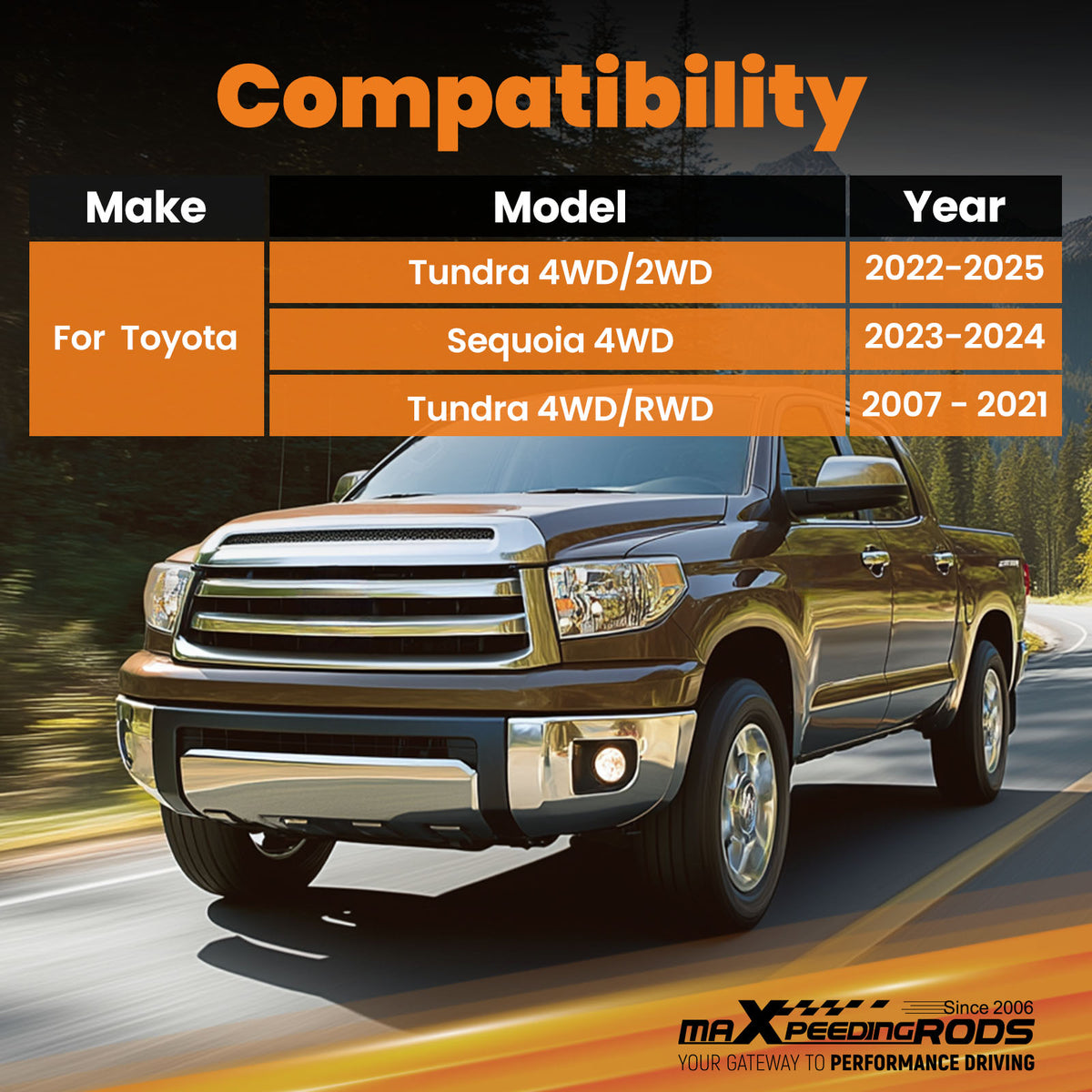 1.75" Front Leveling Kit Lift Spacer compatible For Toyota Tundra 2022-2025