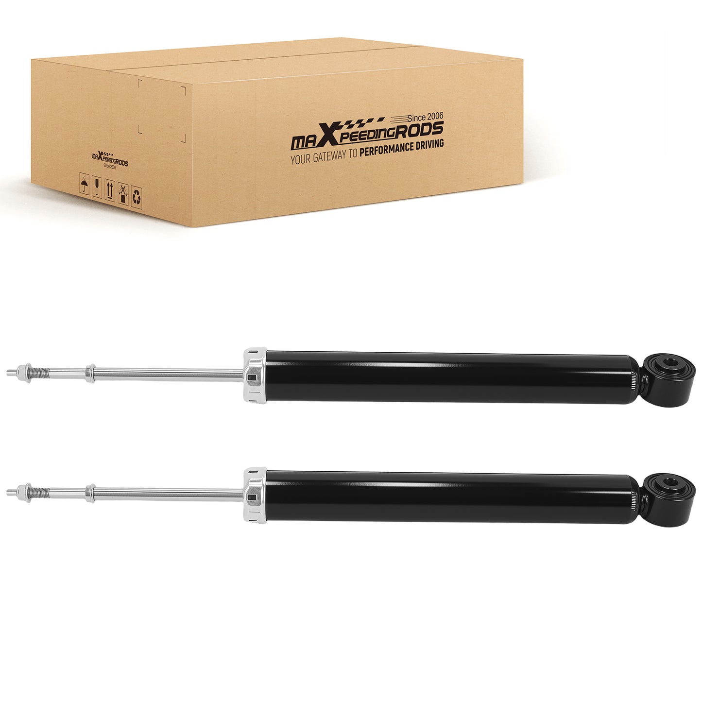 2pcs Rear Complete Shock Absorbers Assembly compatible For Nissan Sentra 2014-2019