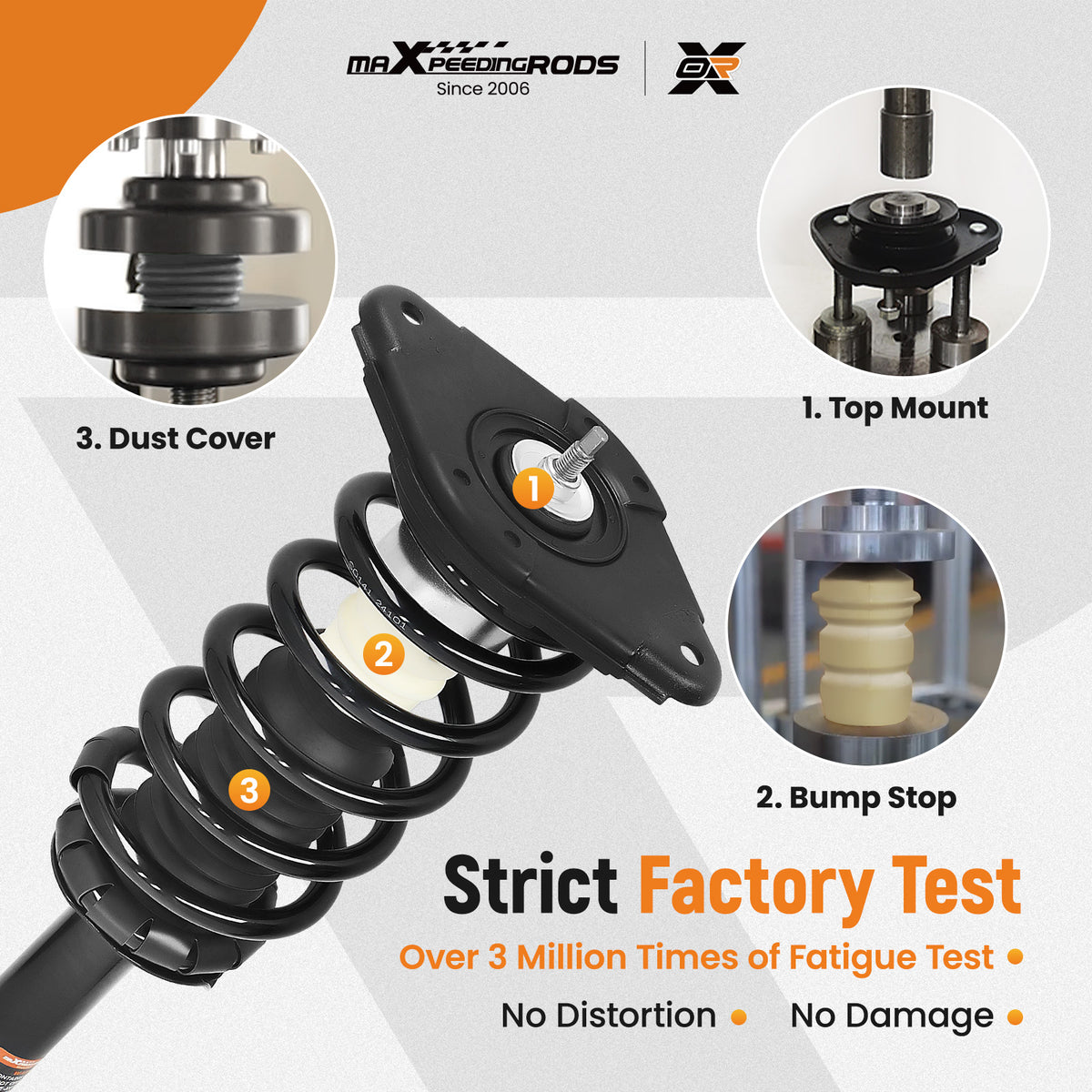 Rear Suspension Shock Absorber Compatible For Nissan Sentra 2000-2004 2005 2006 1.8LITER L4