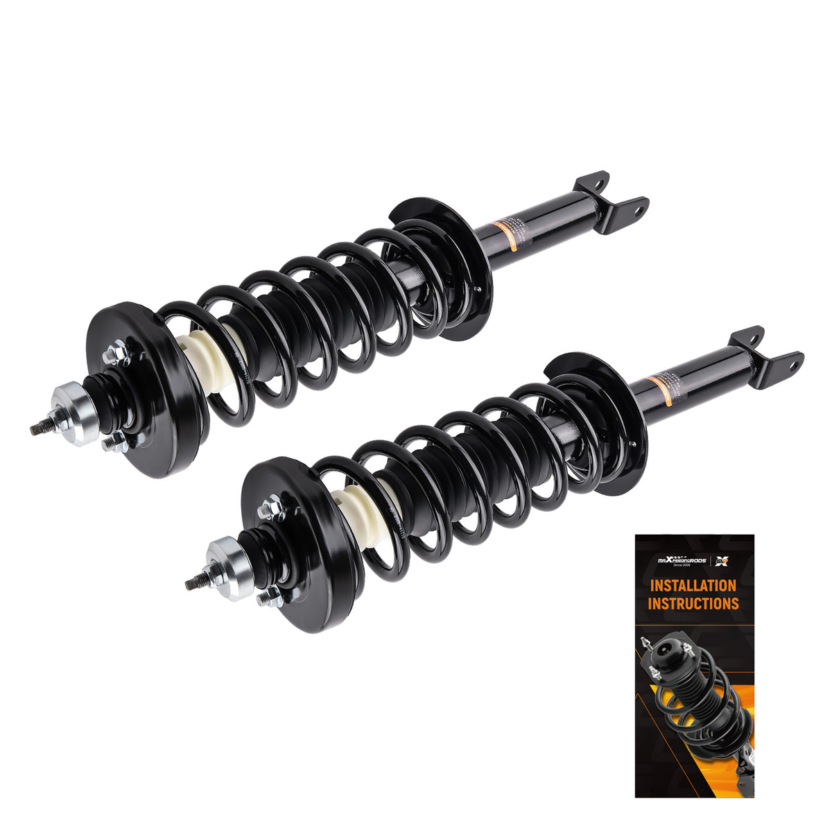 2x Rear Shock Struts Assembly compatible For Honda Accord 2013-2017 2.4 / 2.0LITER L4