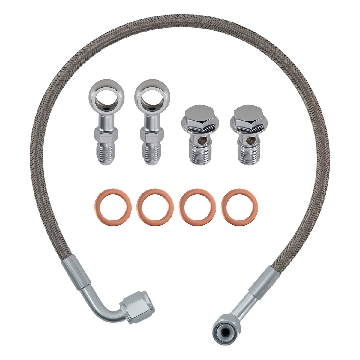 Turbo Oil Feed Line compatible for Mini Cooper S Countryman Clubman 1.6L Turbocharger 07-16