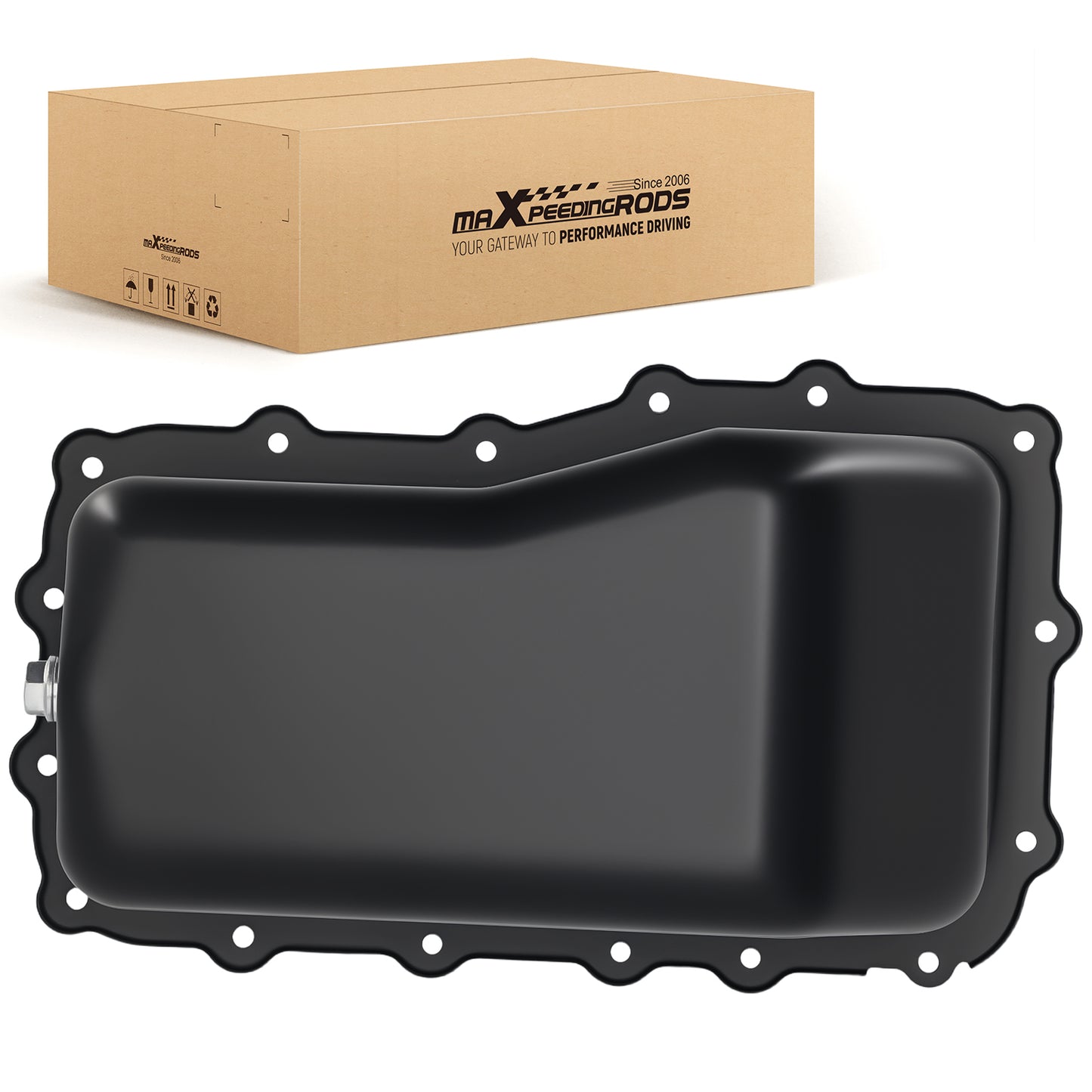 Engine Oil Sump Pan compatible For Jeep Wrangler Unlimited X/Sport 3.8L 07-11 CRP44A