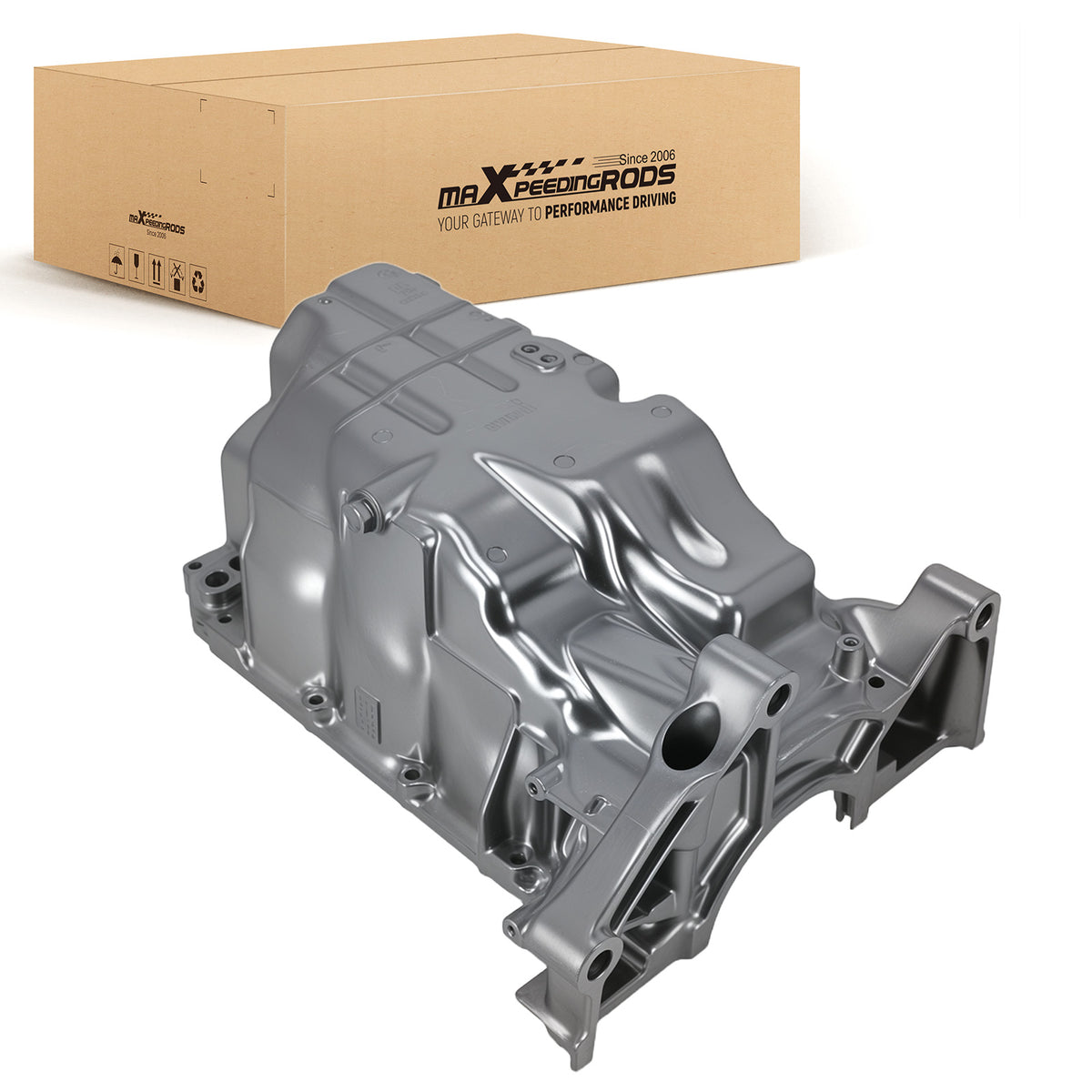 Aluminum Engine Oil Pan compatible For Honda Fit 1.5L 2009-2013 11200-RB0-900
