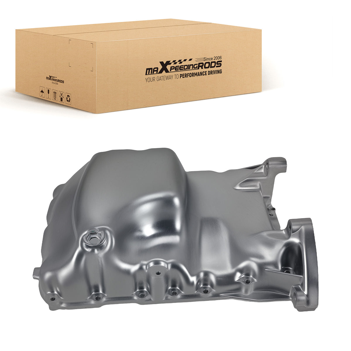 Aluminum Oil Sump Pan compatible For Acura MDX TL 3.2L 3.5L 3.7L 2007-2009