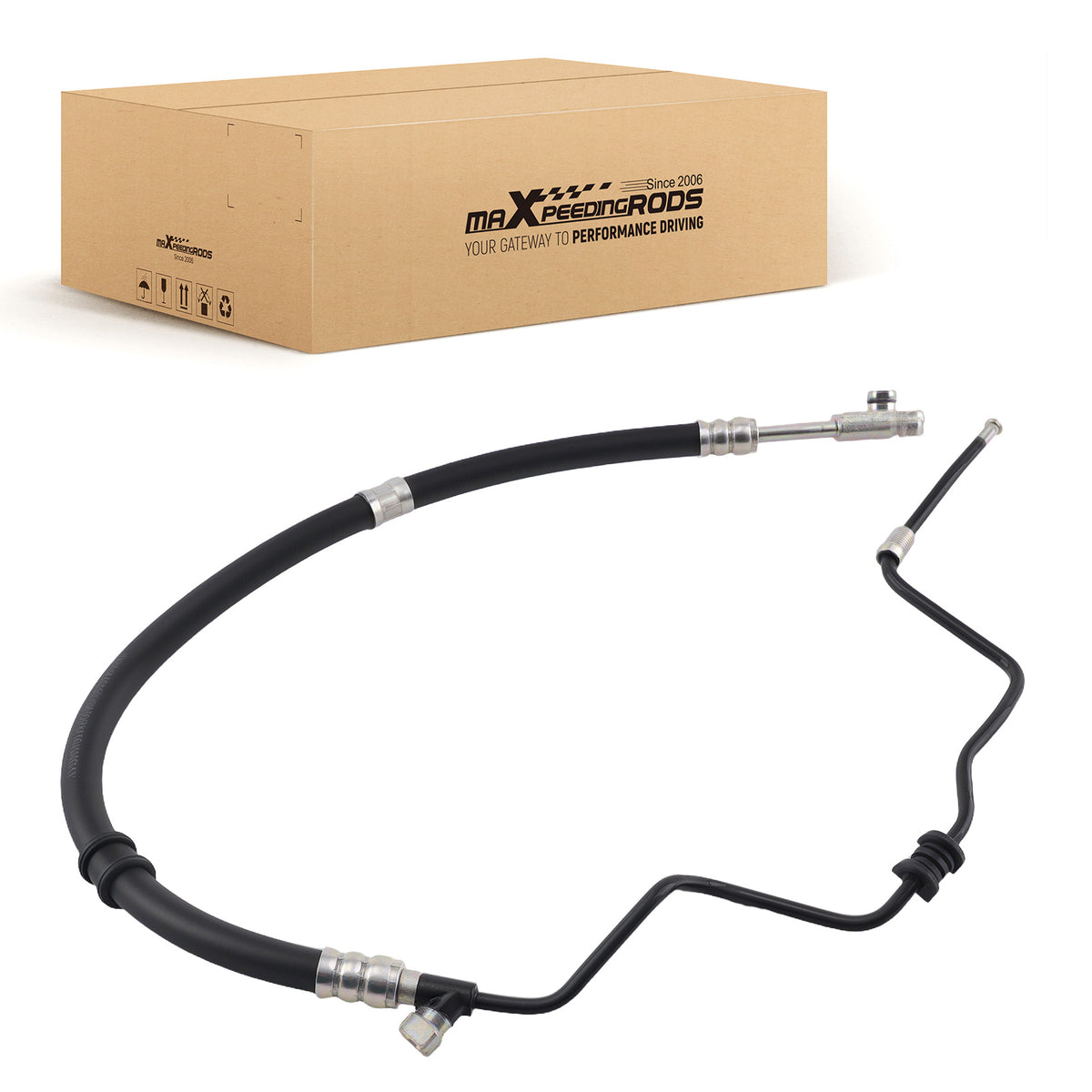 Power Steering Pressure Line Hose compatible For Honda Pilot 2005-2008 365542 new