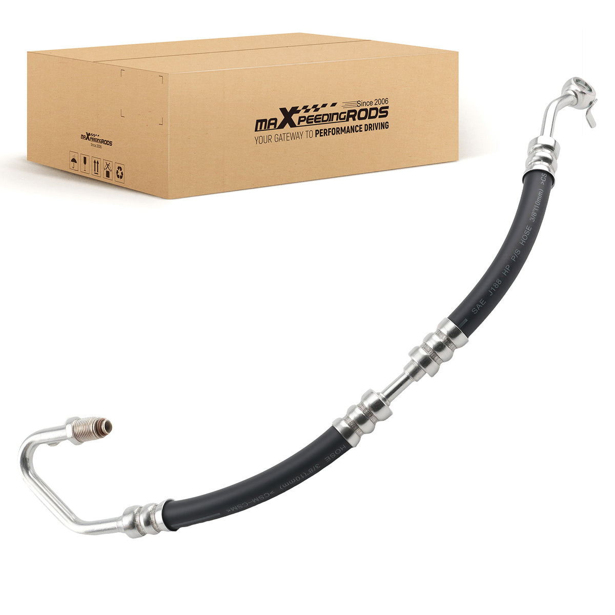 Power Steering Pressure Line Hose compatible For Audi Q7 V6 2007-2010 7L8422893AD