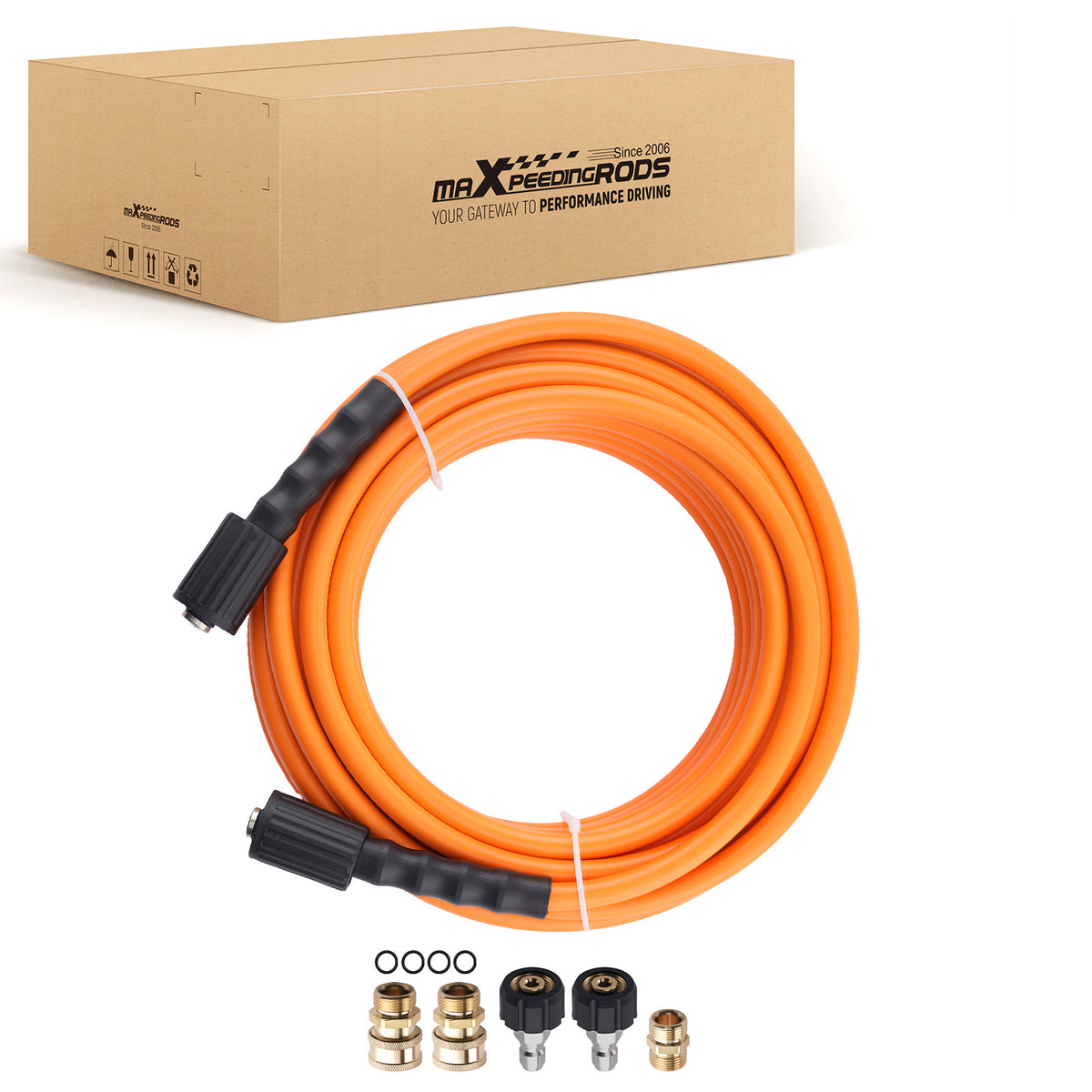 50FT Pressure Washer Extension Hose For Ryobi Craftsman Troybilt 5800PSI M22-14