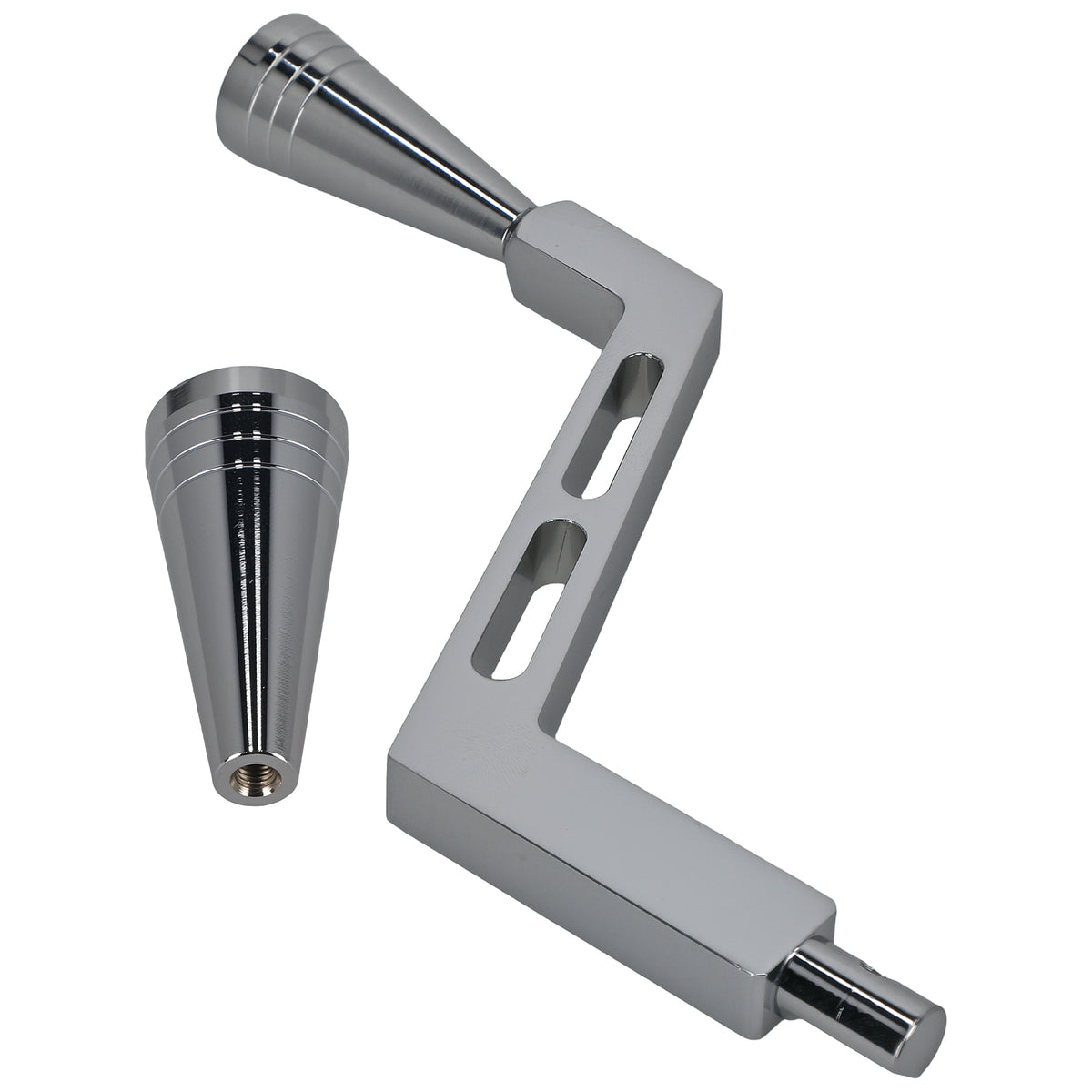 Shifter ArmFor compatible For Chevy GMC Trucks SUVs 1995 1996-1998 Polished Billet Silver