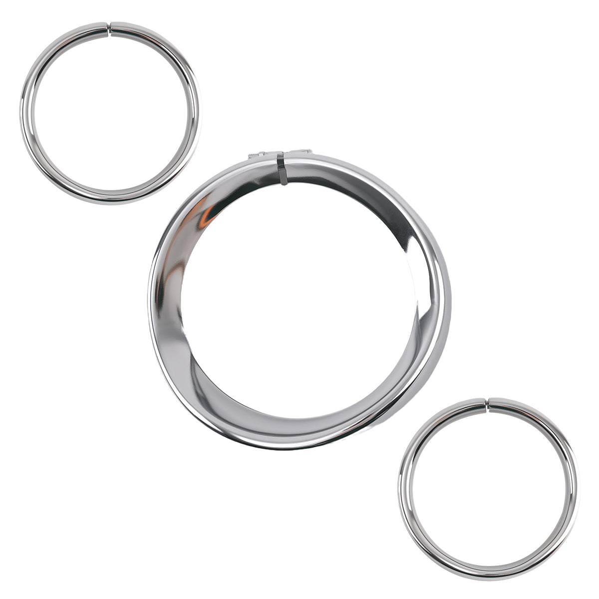 74.5 Chrome Trim compatible For Harley Electra Glide 1997-2013 Headlight Bezel Kit