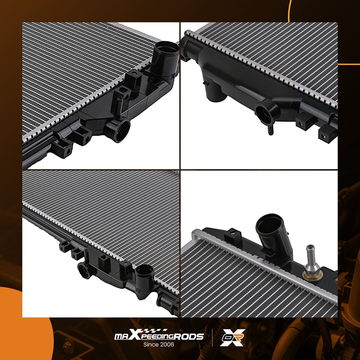 Aluminum Radiator compatible For Lexus SC430 4.3L 2002-2010 CU2575 DPI2575 Direct Replace
