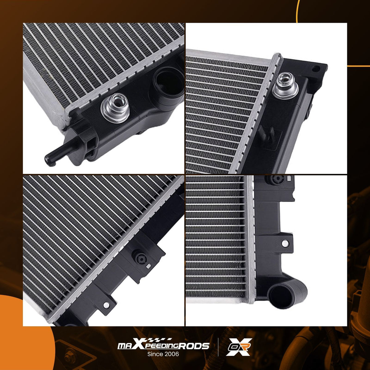 Aluminum Core Radiator compatible For Buick Terraza/Compatible For Chevrolet Uplander 3.9L 2006-2009