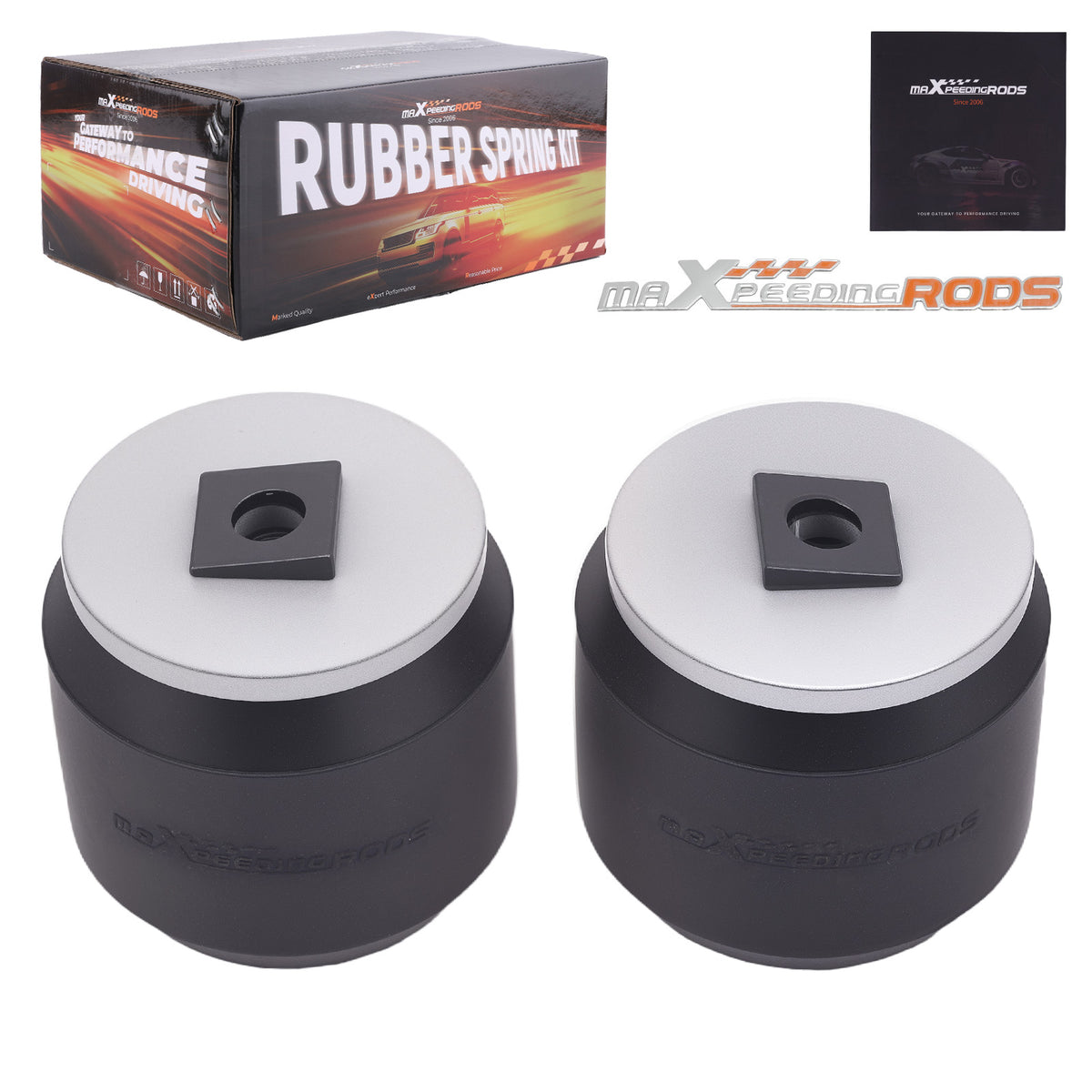 Suspension Rubber Helper Spring Kit compatible For Silverado/Sierra/Hummer/Escalade