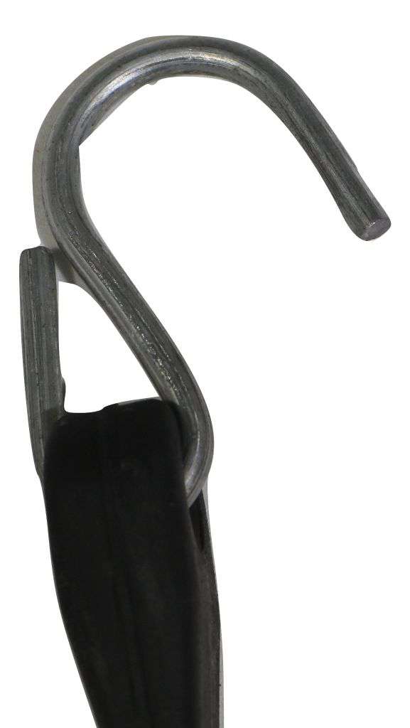 15 Inch Rubber Tarp Straps w/ Crimped S Hooks | 20 PACK