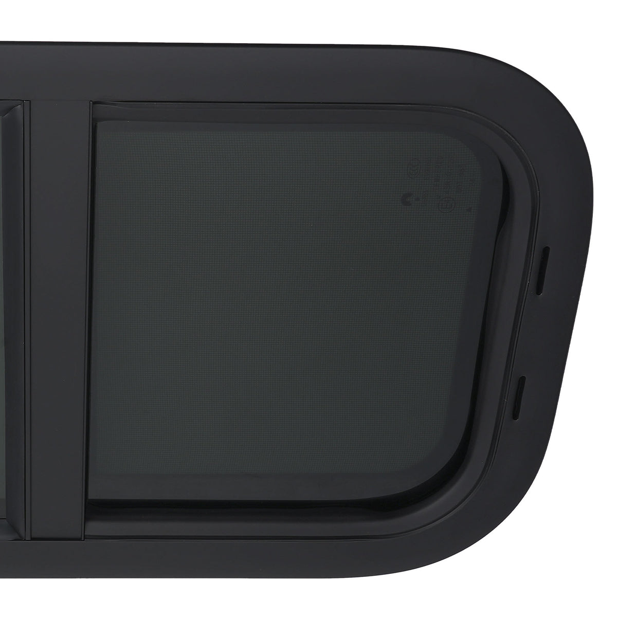 12 W x 22 H Vertical Sliding RV Window For RV/Camper/Trailer/Food Truck Black