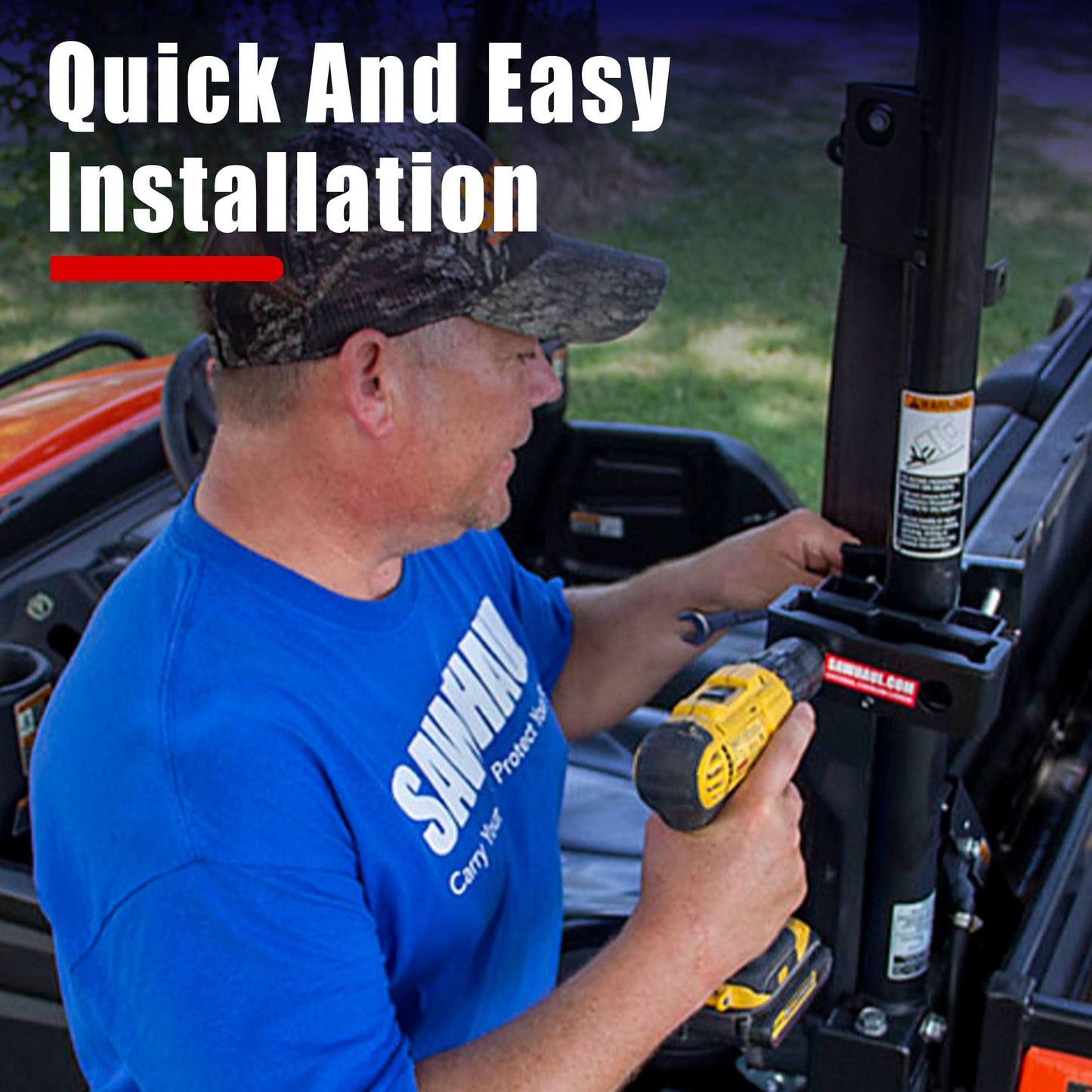 SawHaul Fixed Mount for Tubing and ROPS