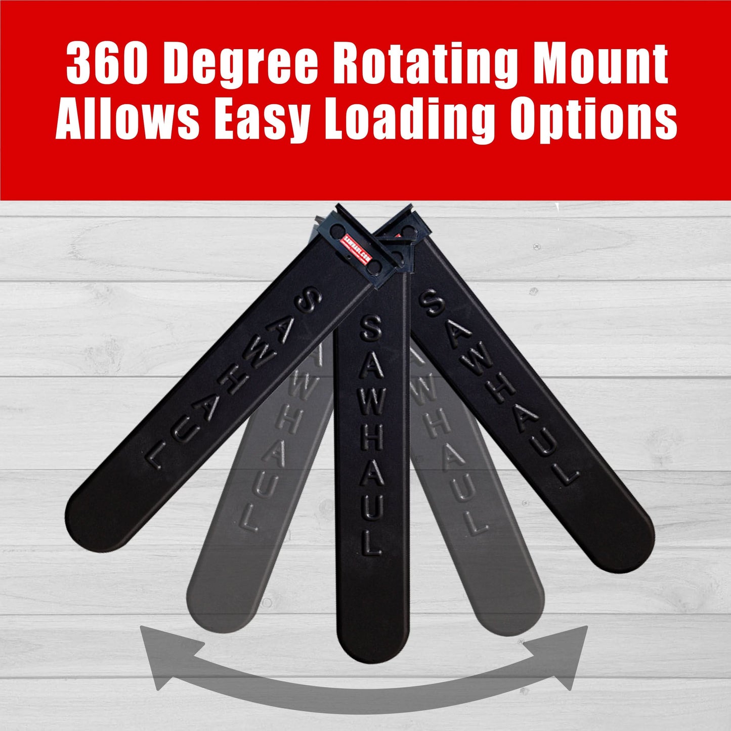SawHaul Snap-Lok Rotating Mount for Tubing and ROPS