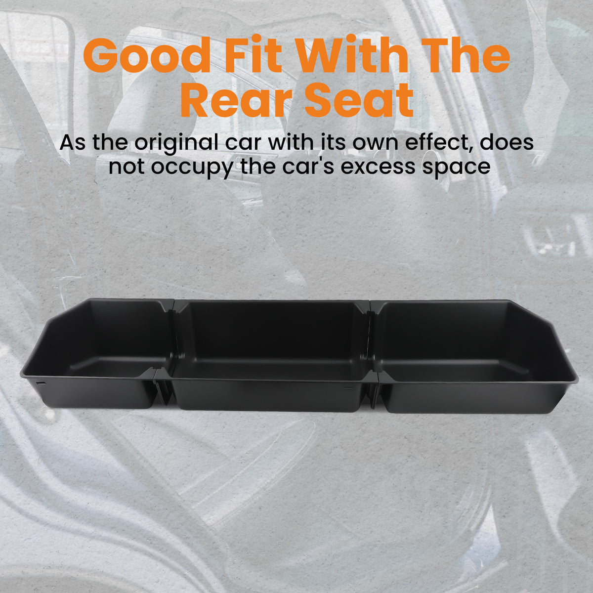 Rear Underseat storage cargo box compatible For Ford F150 SuperCrew CabCrew Cab 2015-23