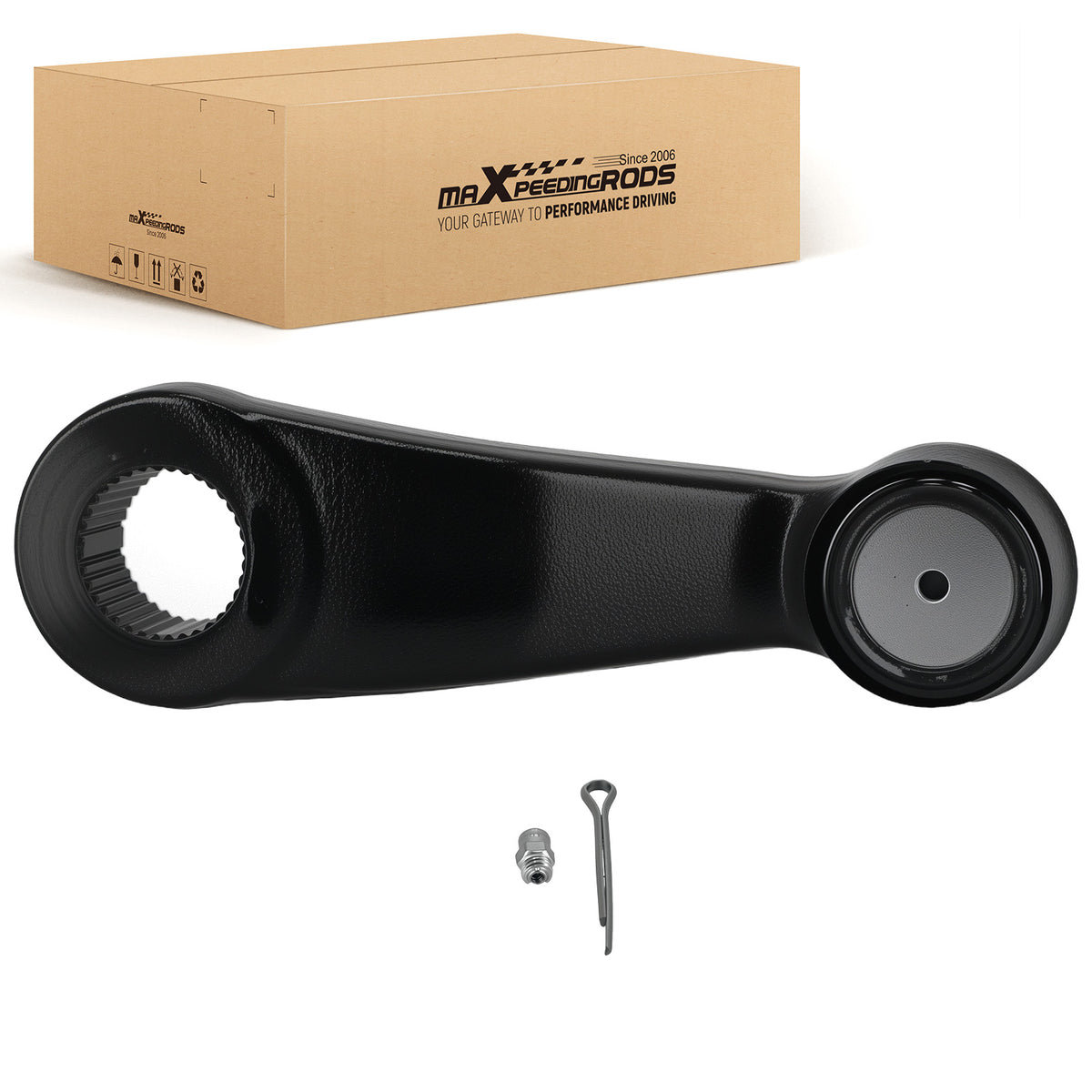 K6536 Front Pitman Arm for 1999-2004 2005 2006 compatible for Chevy Silverado GMC Sierra 1500
