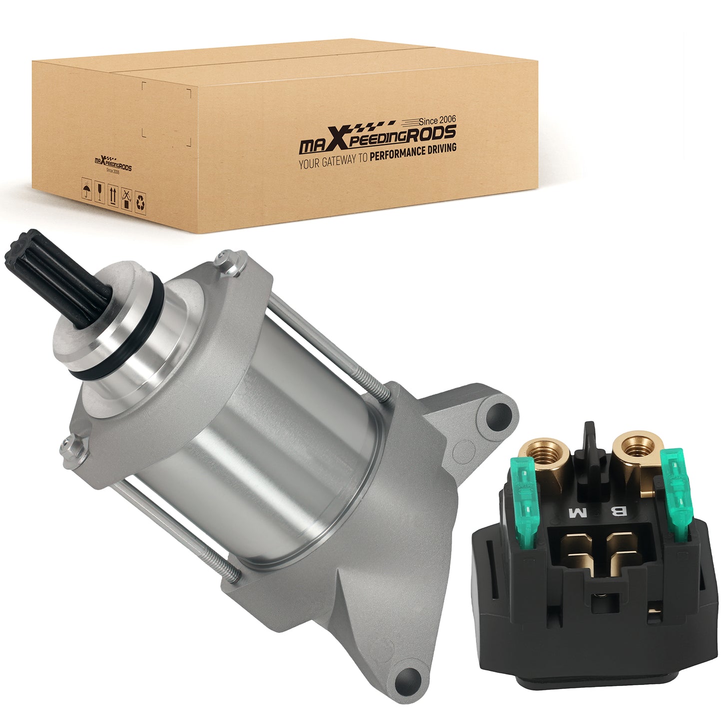 Starter MotorRelay compatible For Yamaha WR450F 03-06 5TJ-81890-10-00 12V Silver PMDD