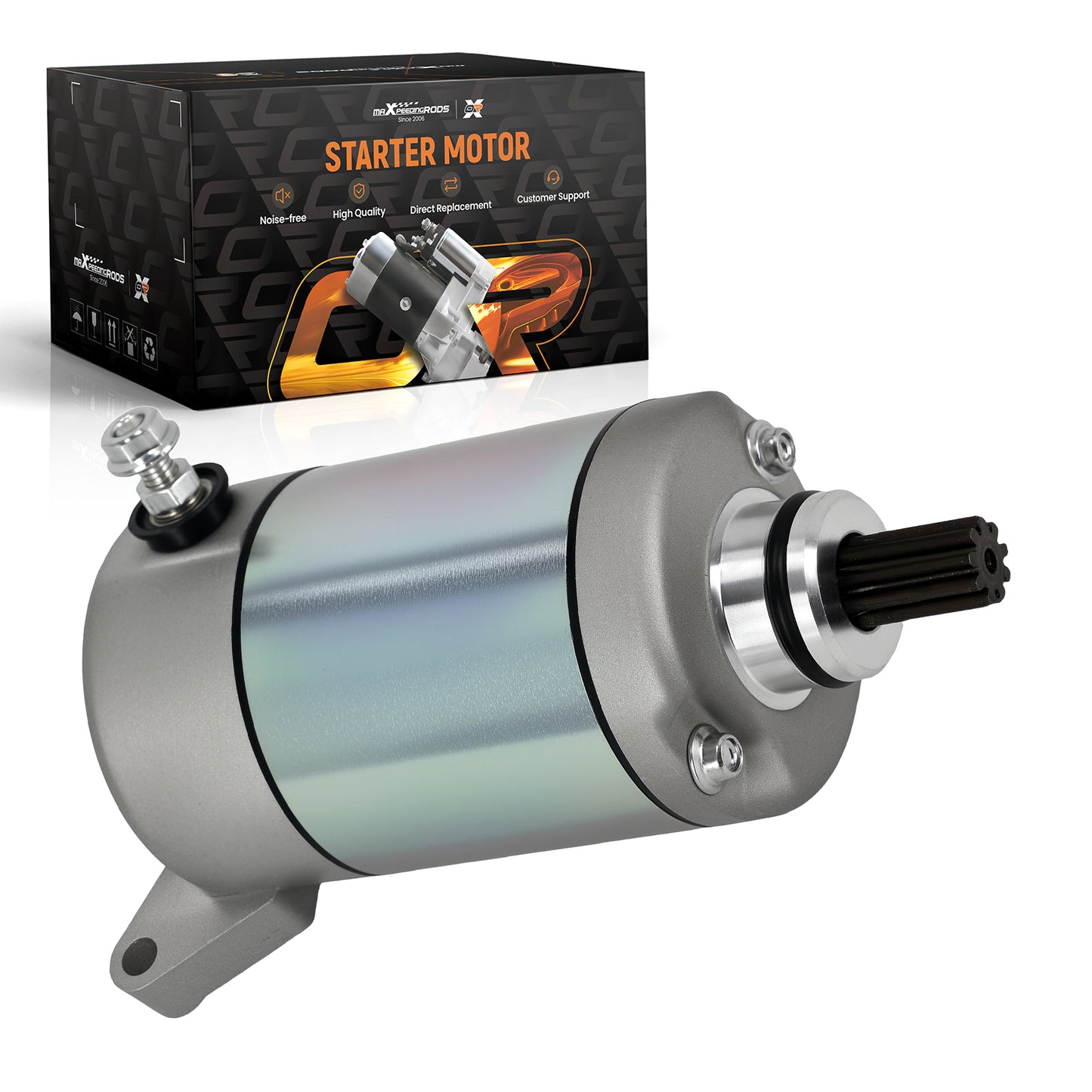 12V 9 Teeth Starter Motor compatible For Yamaha V Star 650 XVS650 1998-2016 CW