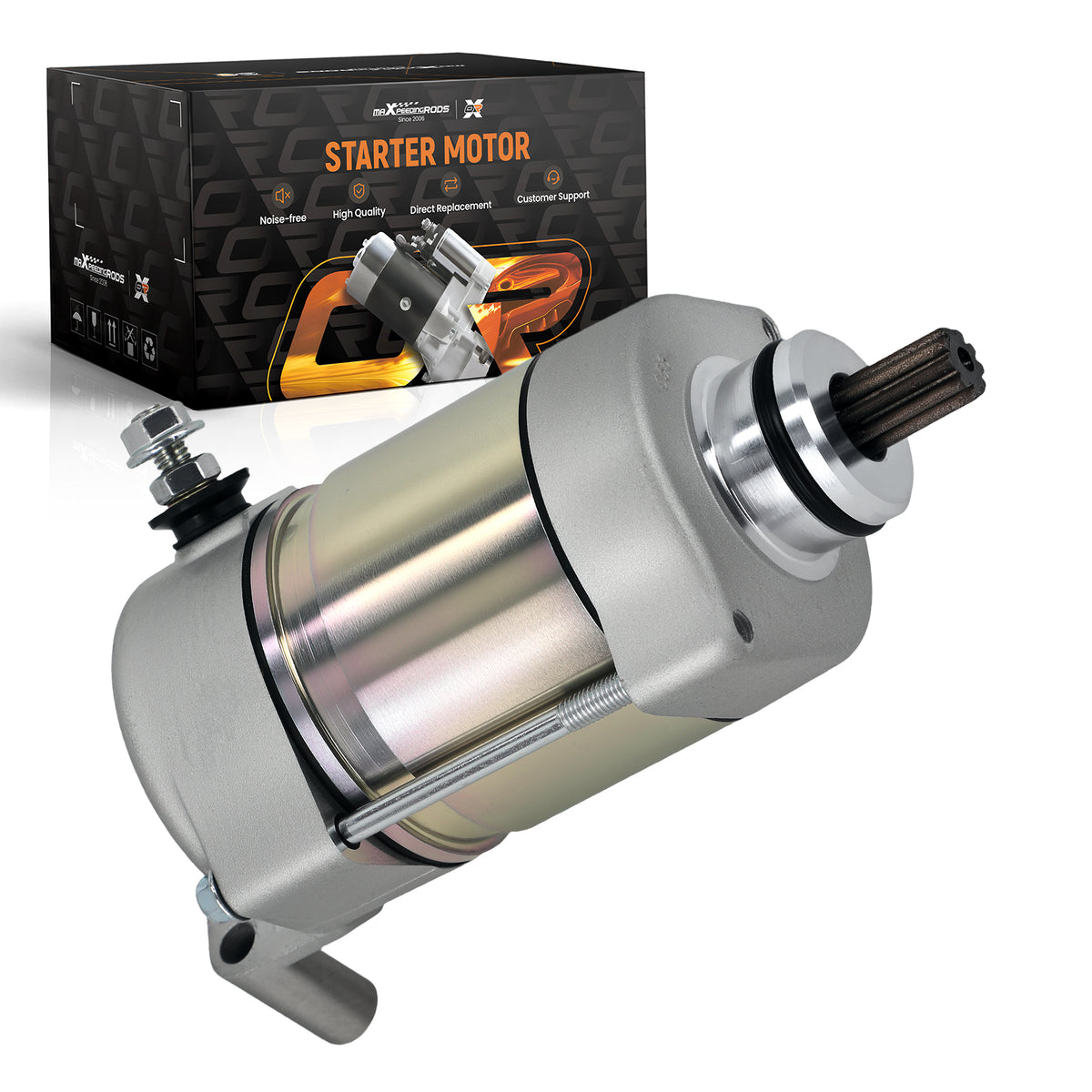 12V 9 Teeth CW Starter Motor compatible For Yamaha YZF R1 2004-2008 4C8-81890-01-00