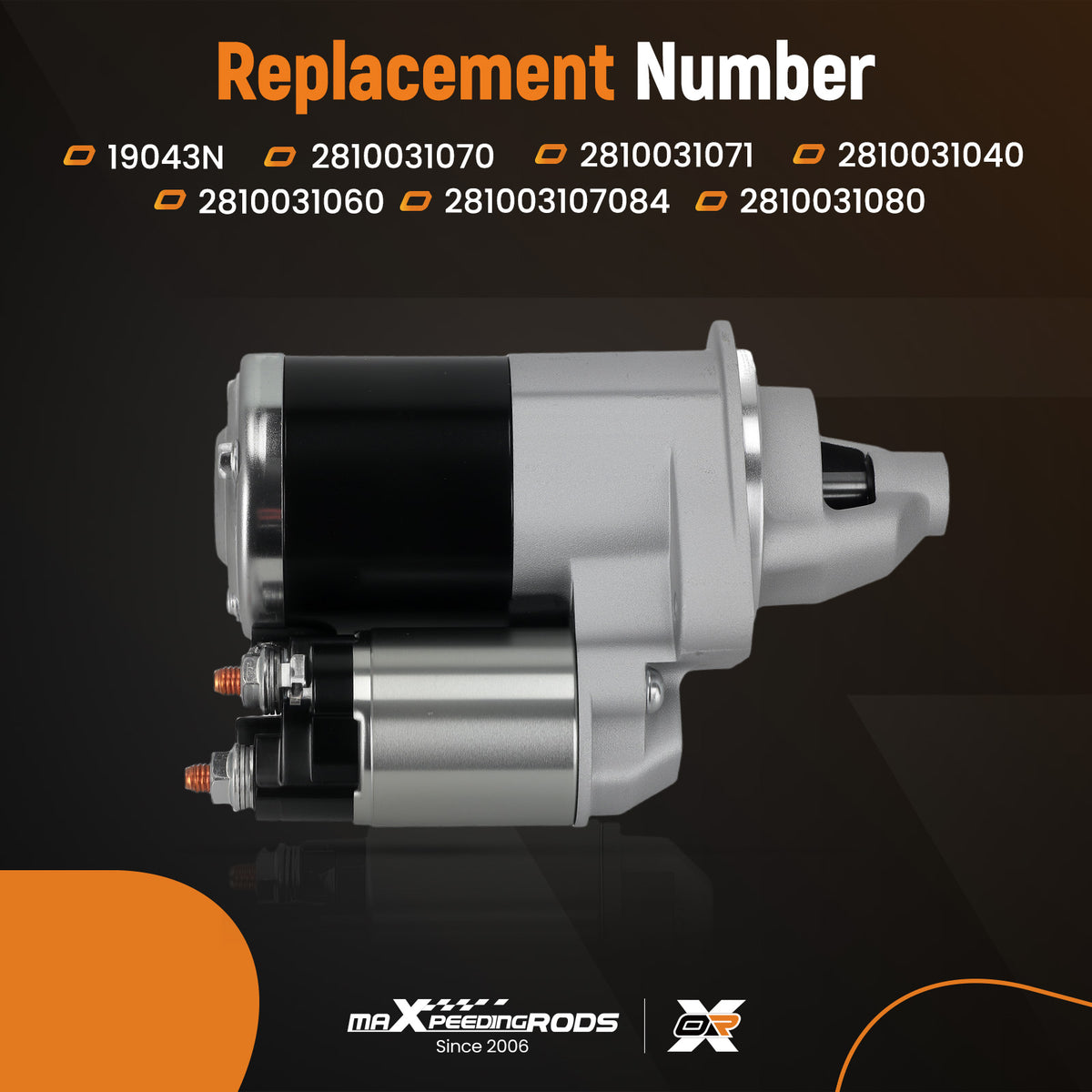 Starter Motor compatible For Lexus GS300 IS250 2006 2007 2008-2015 2810031070 PMGR 12V