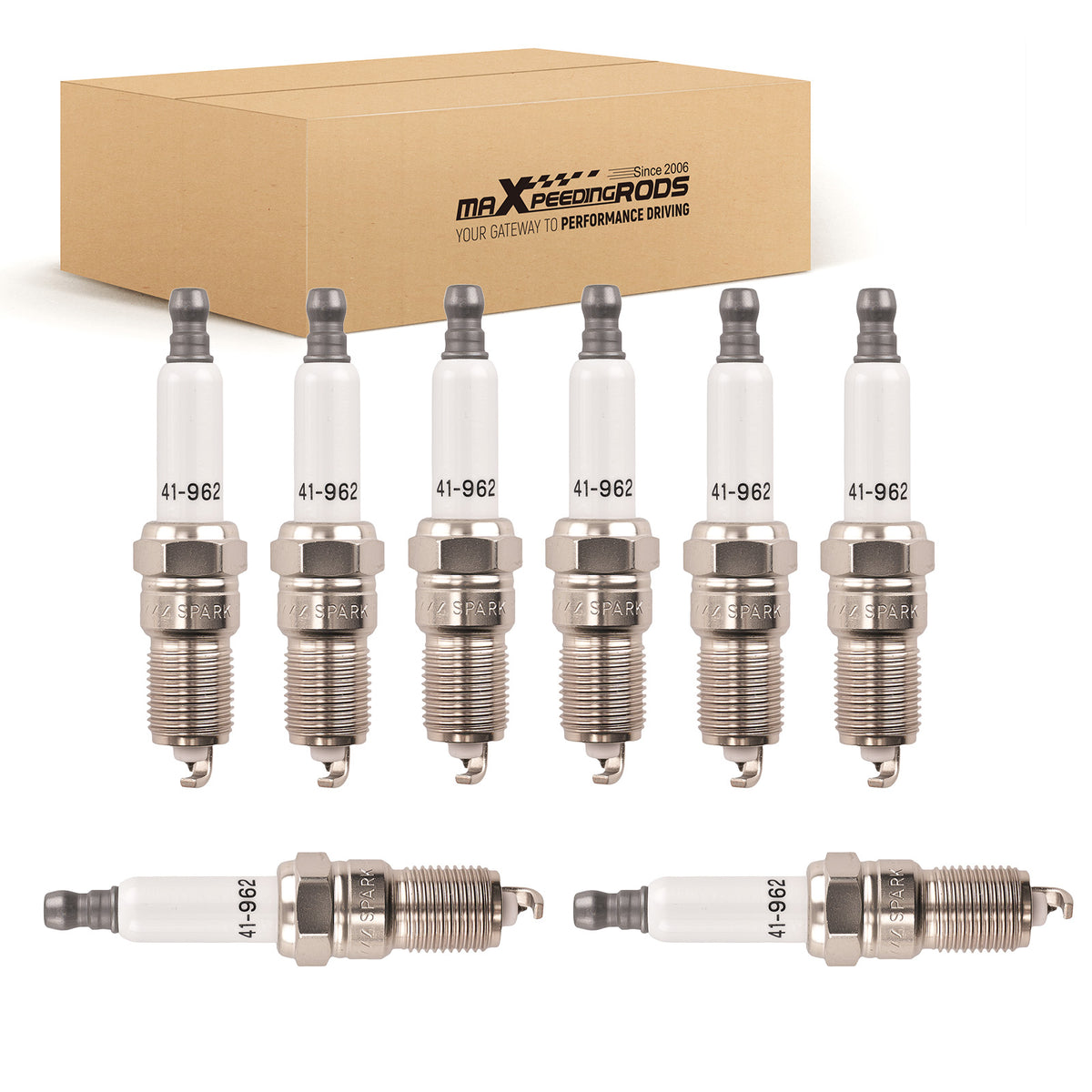 8Pcs Iridium Spark Plugs compatible for Chevy Avalanche compatible for Suburban 00-14 41-962 AP5245