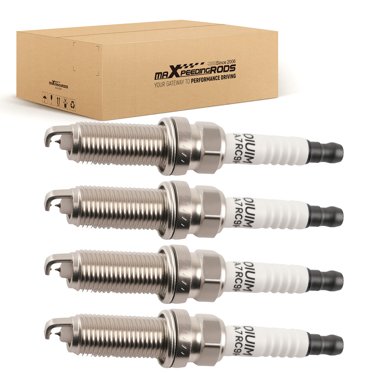 4pcs Double Iridium Spark Plugs compatible for INFINITI QX60 2.5L 2014-2017 91215