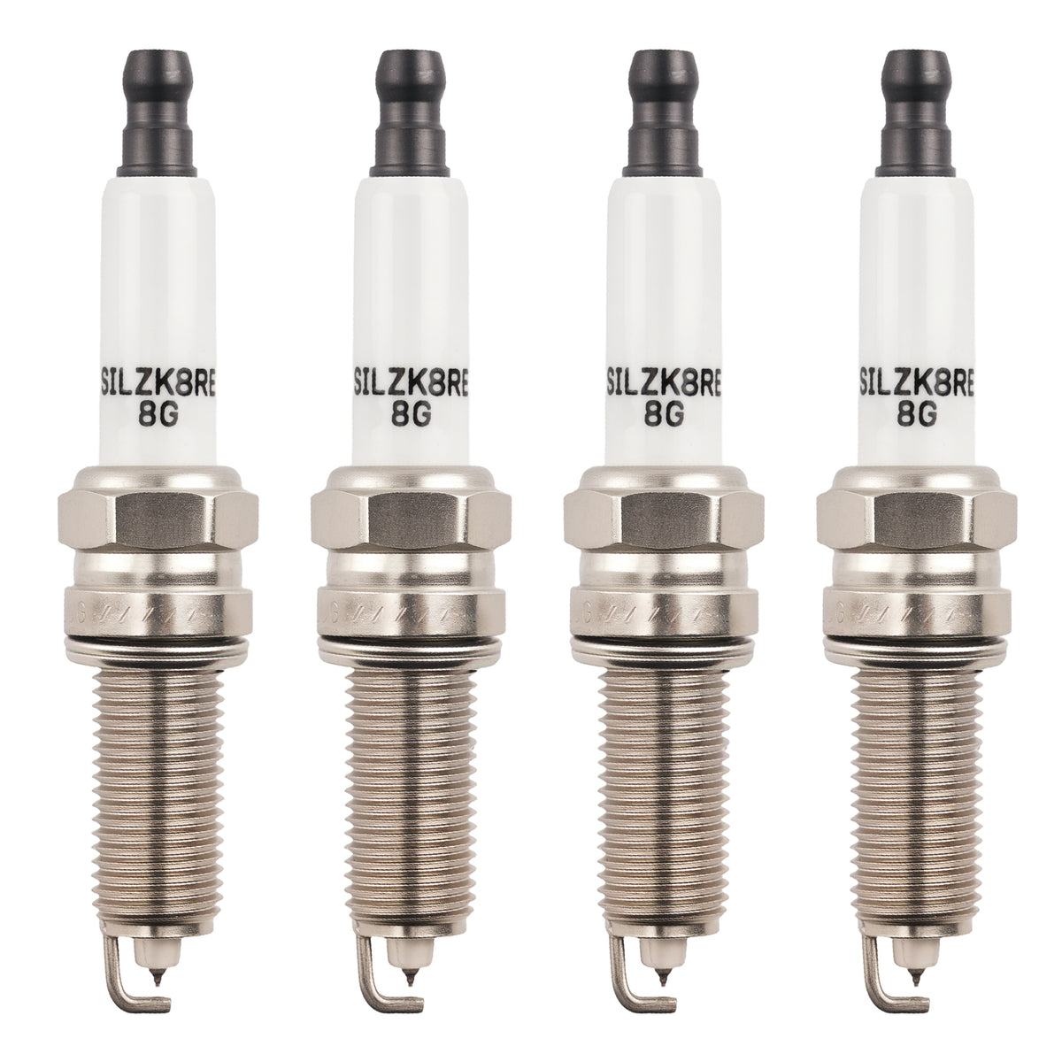 4Pcs Iridium Spark Plugs compatible for Hyundai Elantra 1.6L 2017-2020 SILZKR8E8G