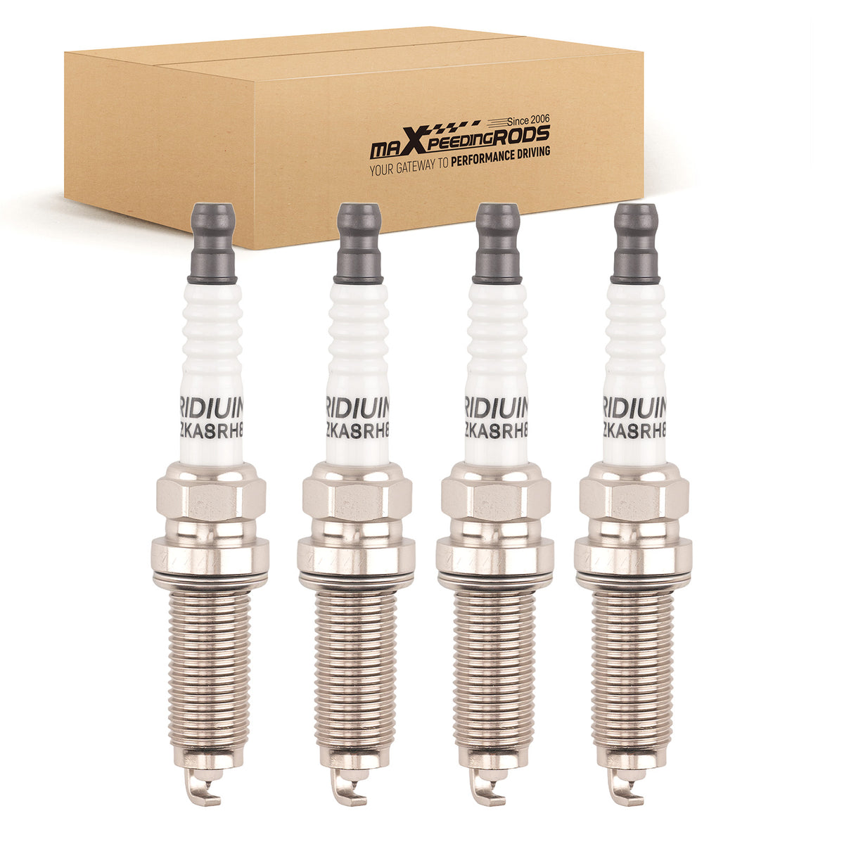 4Pcs Iridium Spark Plug compatible for Honda Civic EX 2017-2020 H4 95112 ILZKAR8H8S