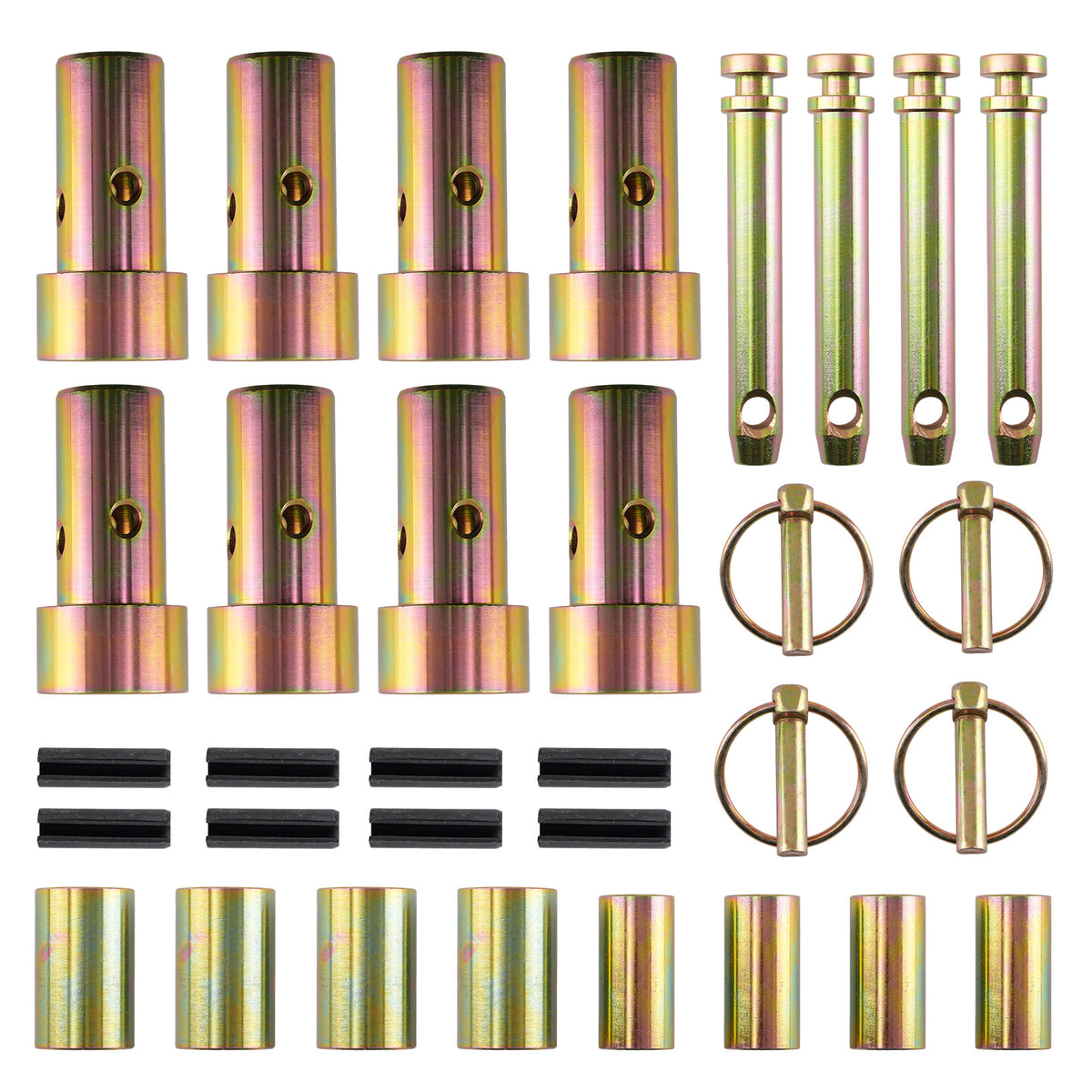 3-Point Category 1 Quick Hitch Coupler For Massey Ferguson Fendt compatible For Kubota Farm