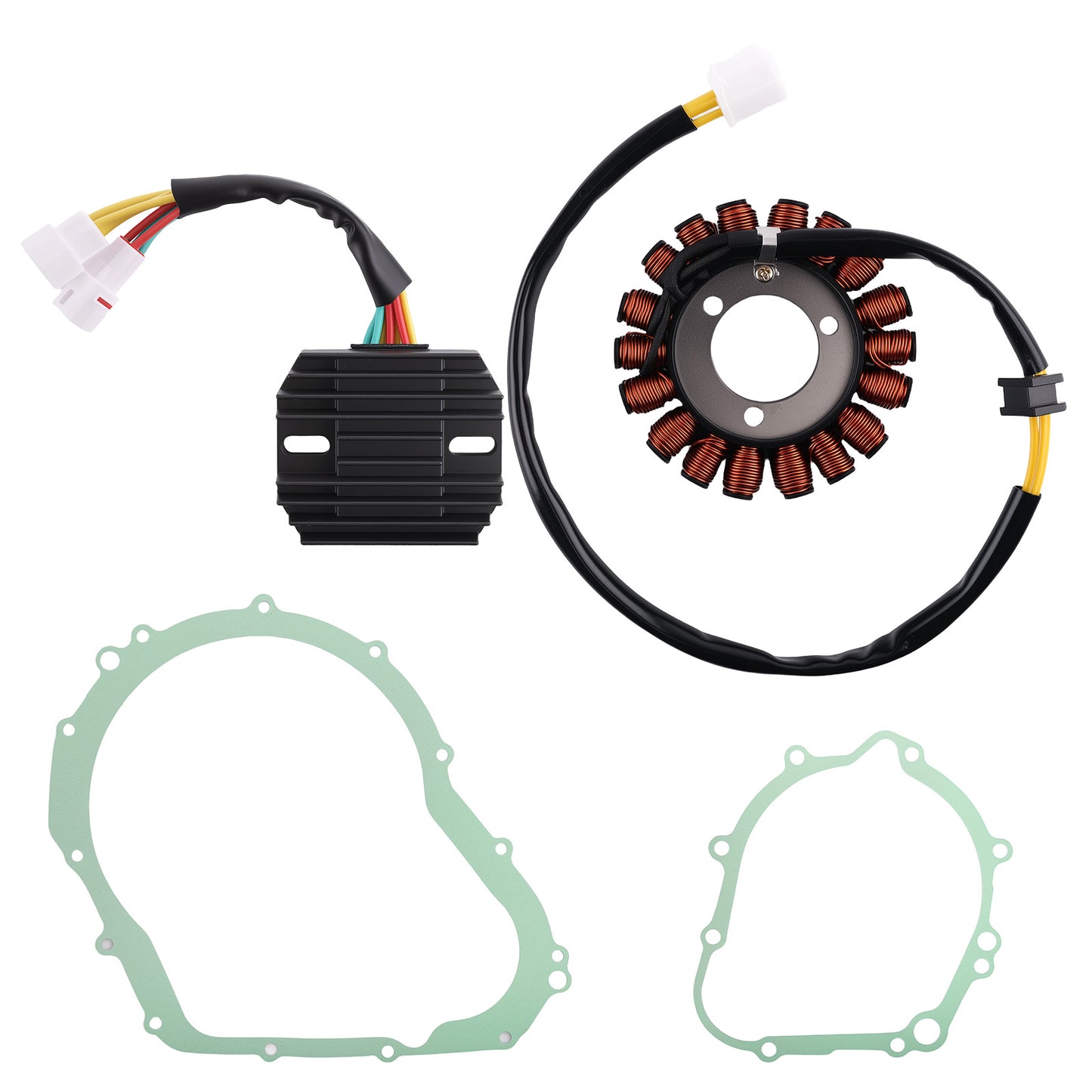 Stator Regulator Kit compatible For Suzuki GSX-R600 2006-2024 31401-01H21 32800-47H00