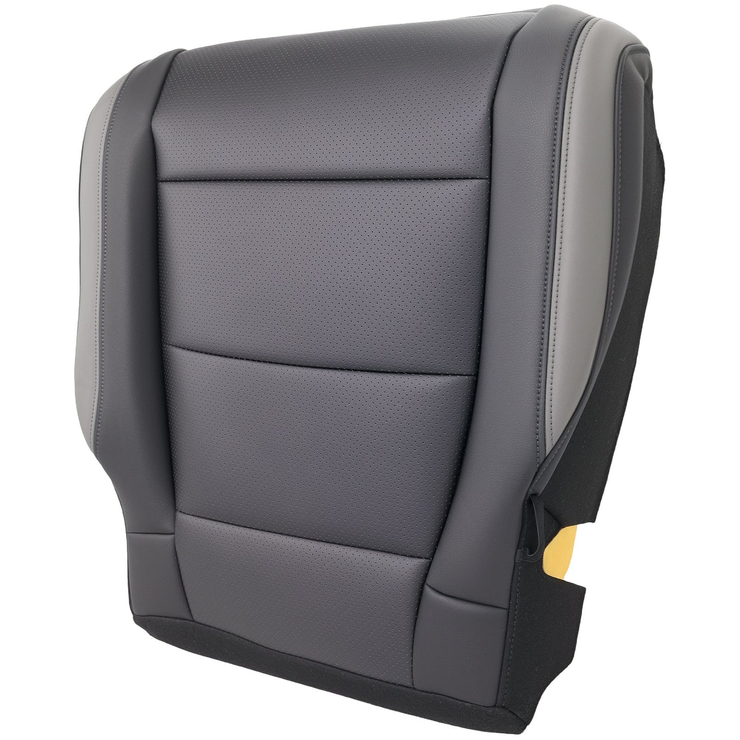 Black Bottom Driver compatible For Seat Cover compatible For Ford F150 Raptor Crew-Cab 2017-2020 Leather