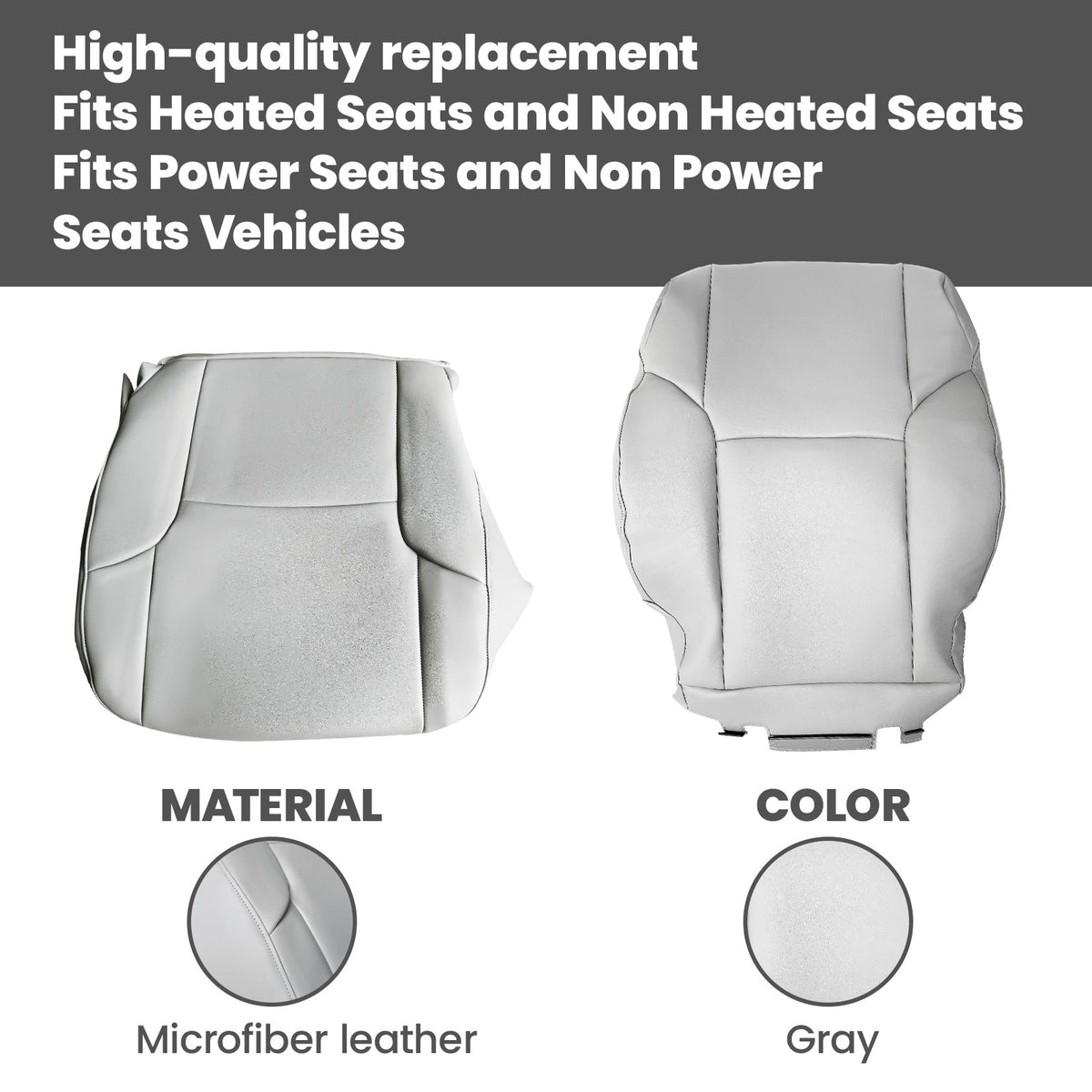 Front Leather compatible For Seat Cover compatible For Toyota 4Runner Limited 2003 2004 2005 2006-2009
