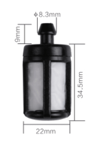 Compatible with Stihl 020 024 026 034 036 038 MS661 Fuel Filter Chainsaws BR800 C-E Blowers 0000 350 3518