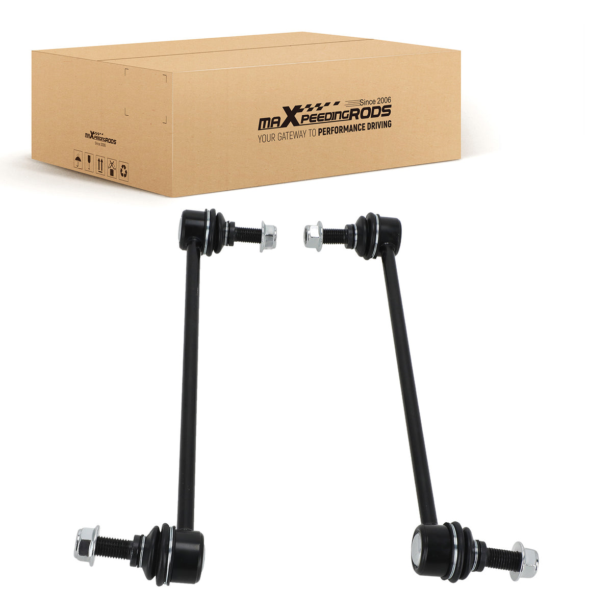 2x Front Stabilizer Sway Bar Links compatible for Chevrolet Malibu 2004-2012 LeftRight