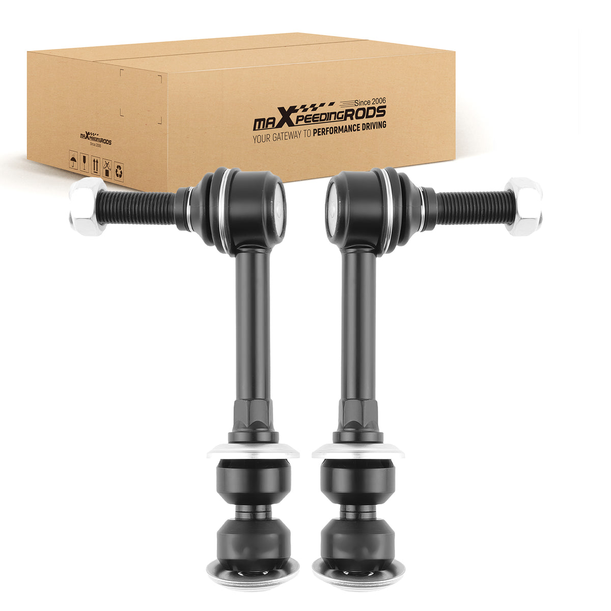 Front Sway Bar Link Kit compatible for Dodge Ram 1500 4x4 2006-2008 compatible for Ram 2500 3500 2006-2009